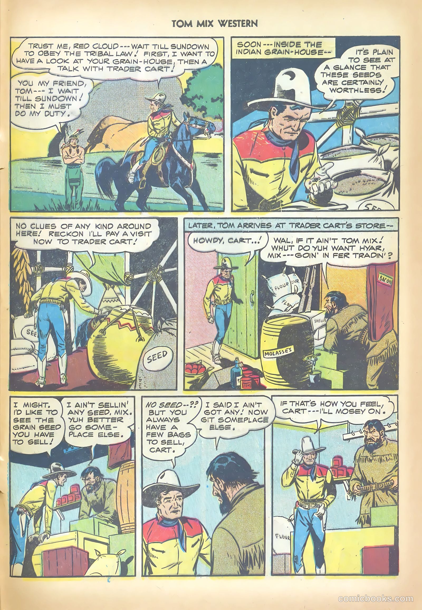 Tom Mix Western #6 — page 45 of 52