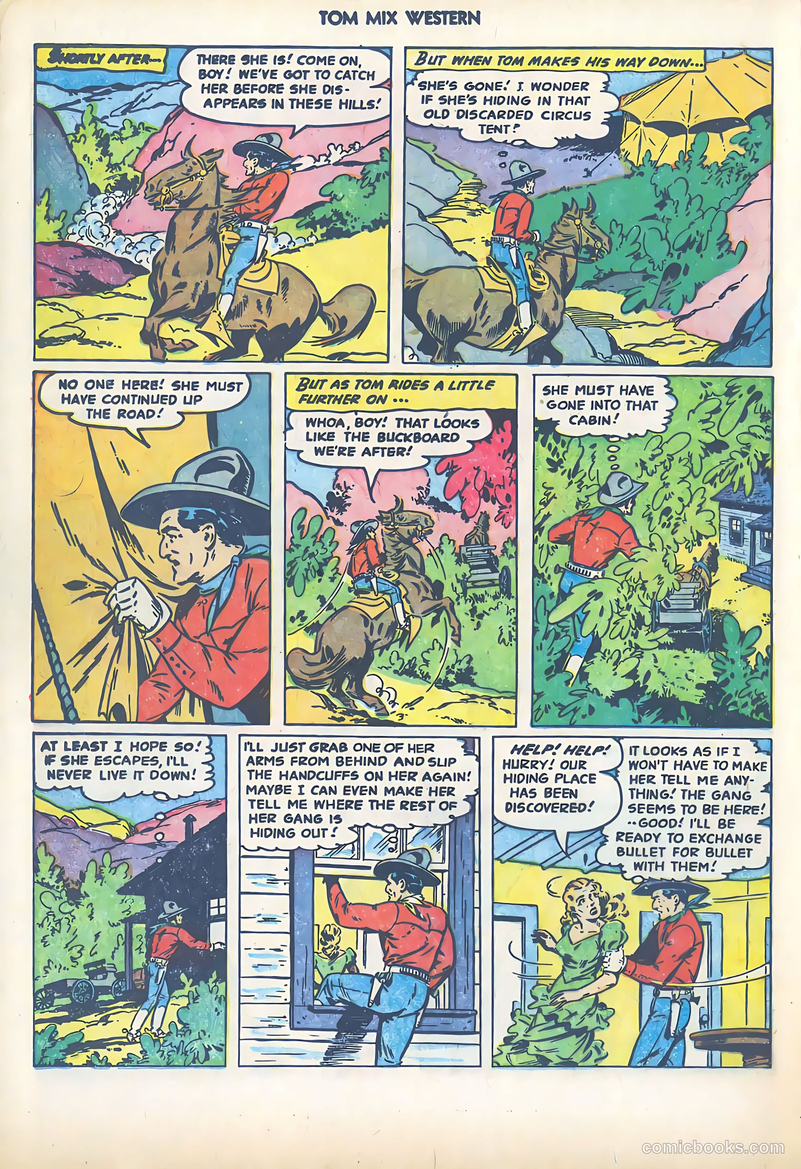 Tom Mix Western #60 — page 19 of 35