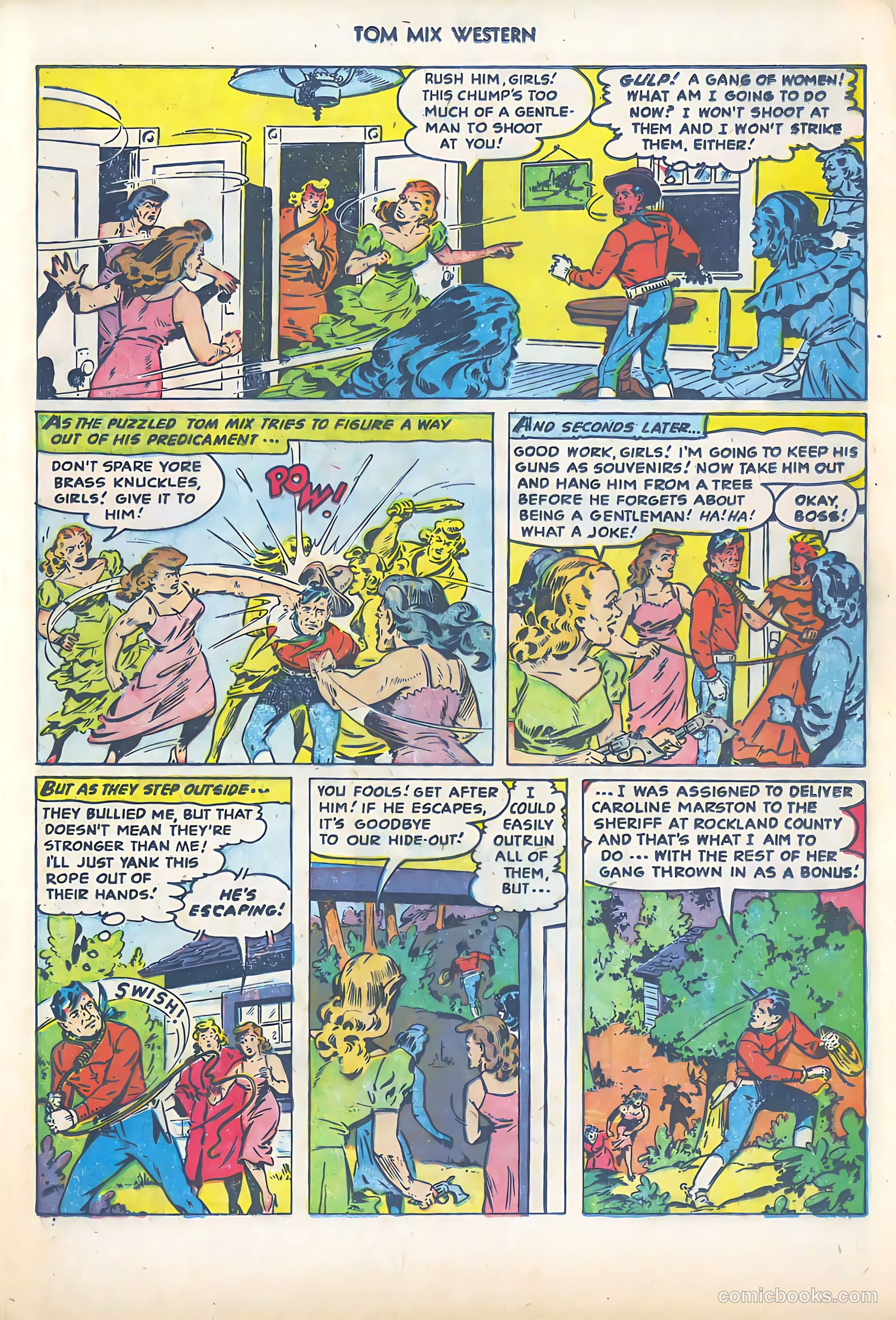 Tom Mix Western #60 — page 20 of 35