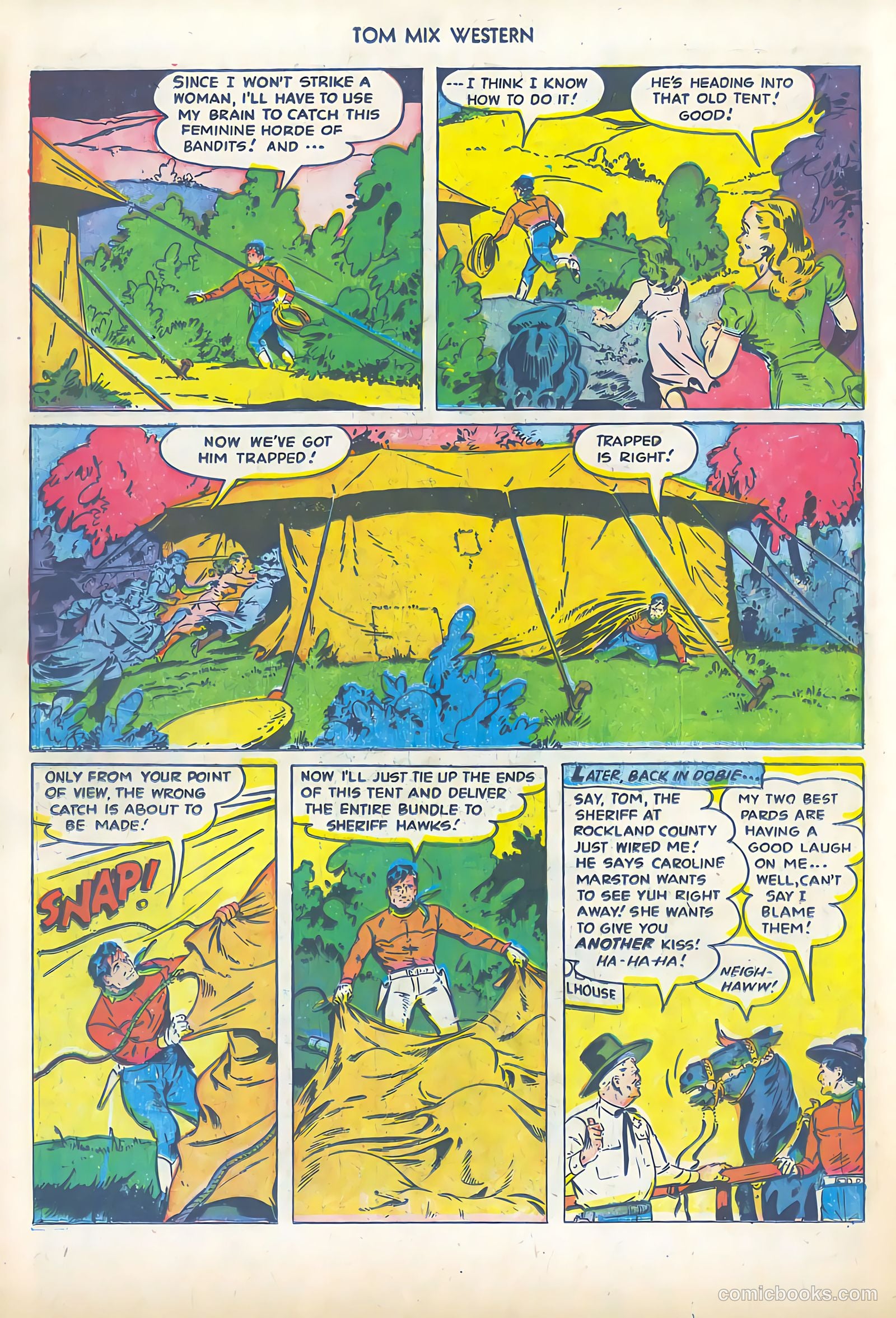 Tom Mix Western #60 — page 21 of 35