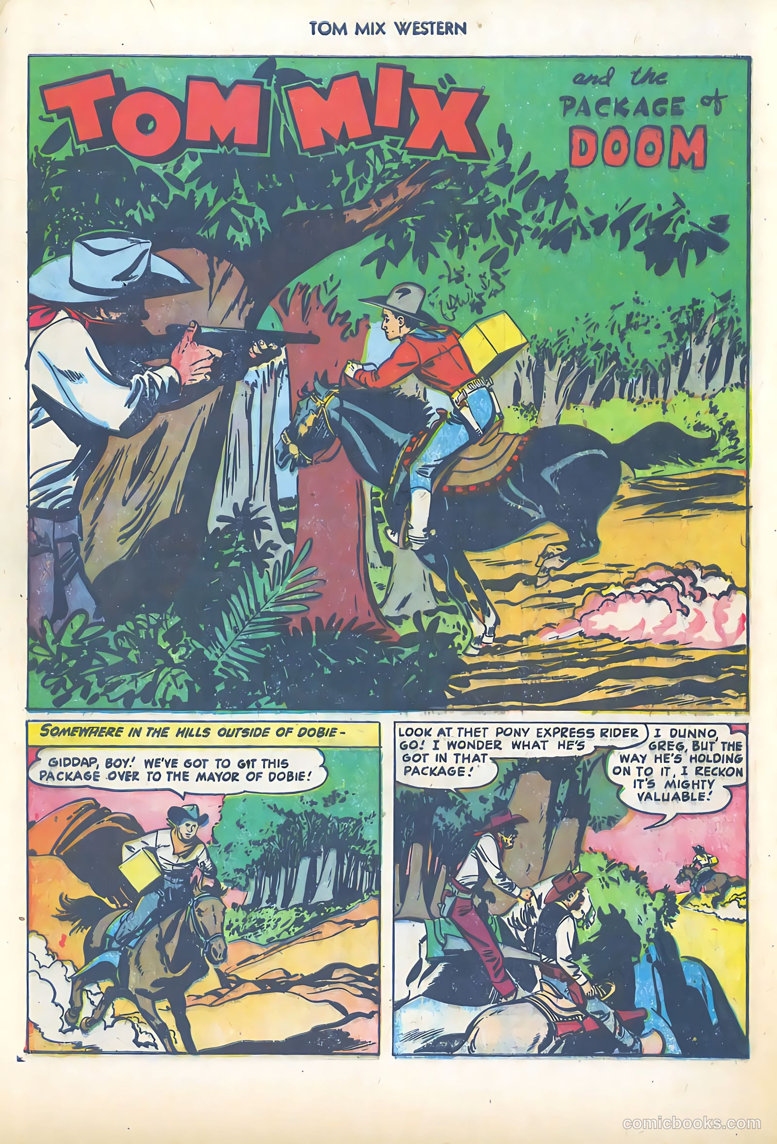 Tom Mix Western #60 — page 27 of 35