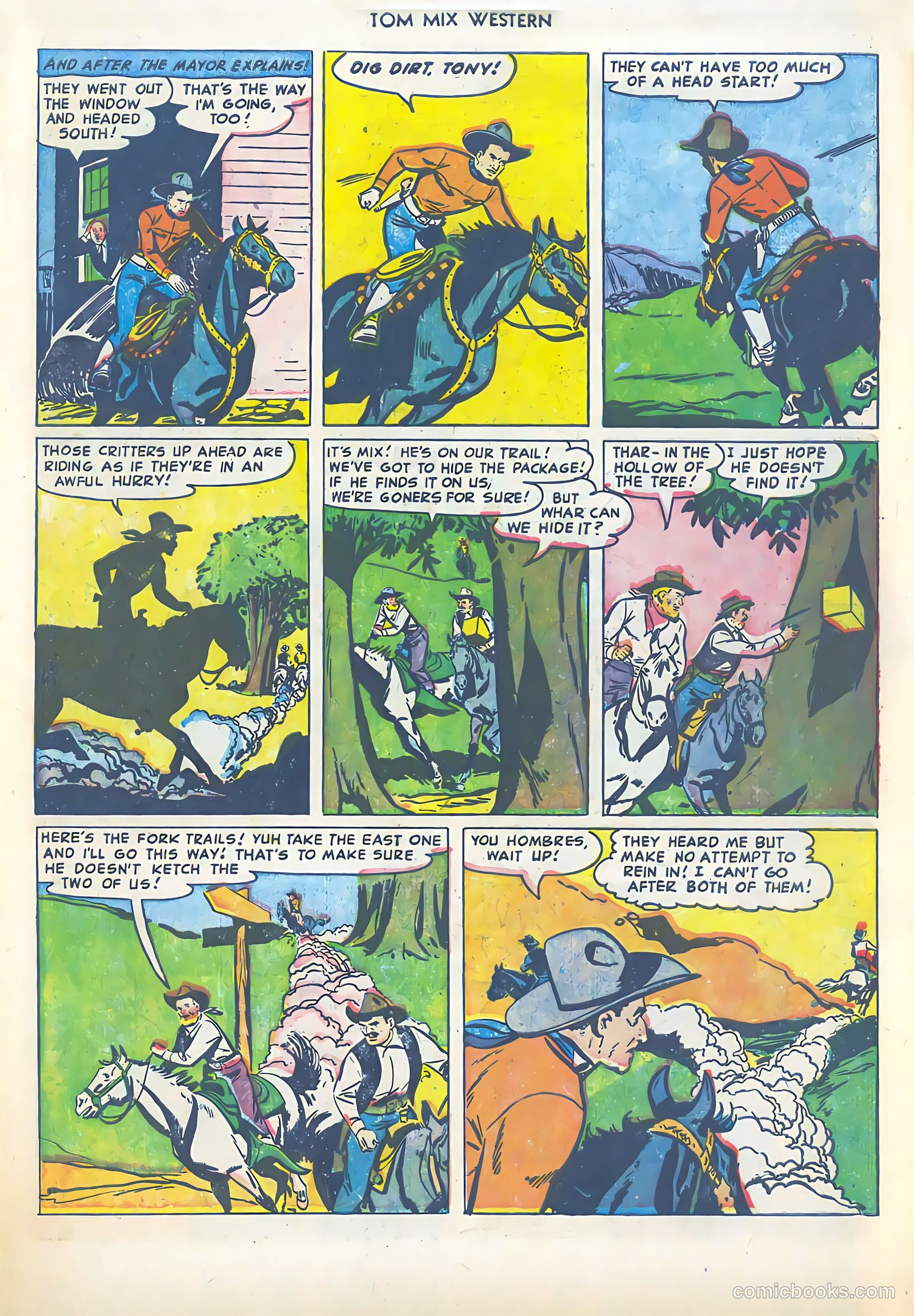 Tom Mix Western #60 — page 30 of 35
