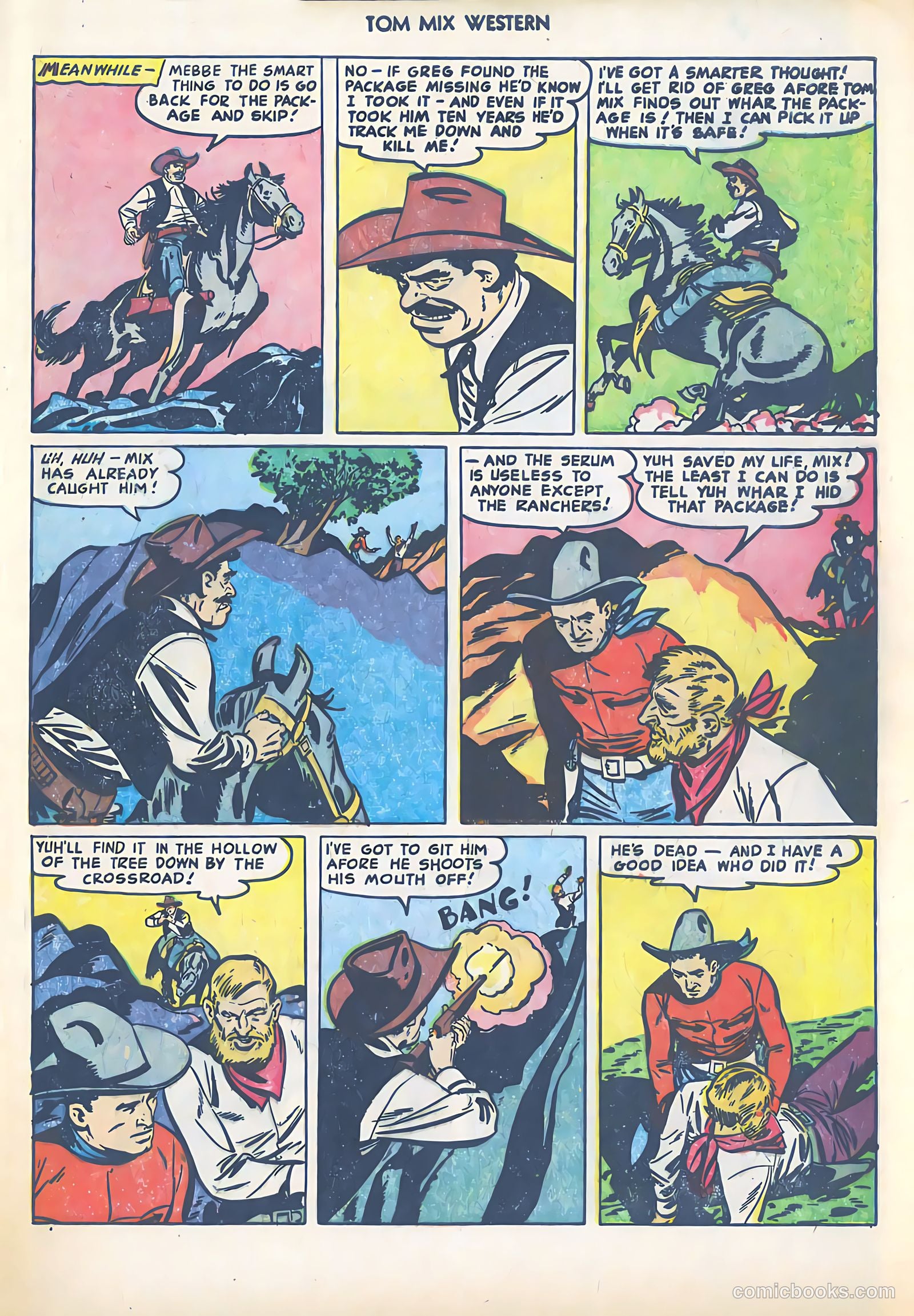Tom Mix Western #60 — page 32 of 35