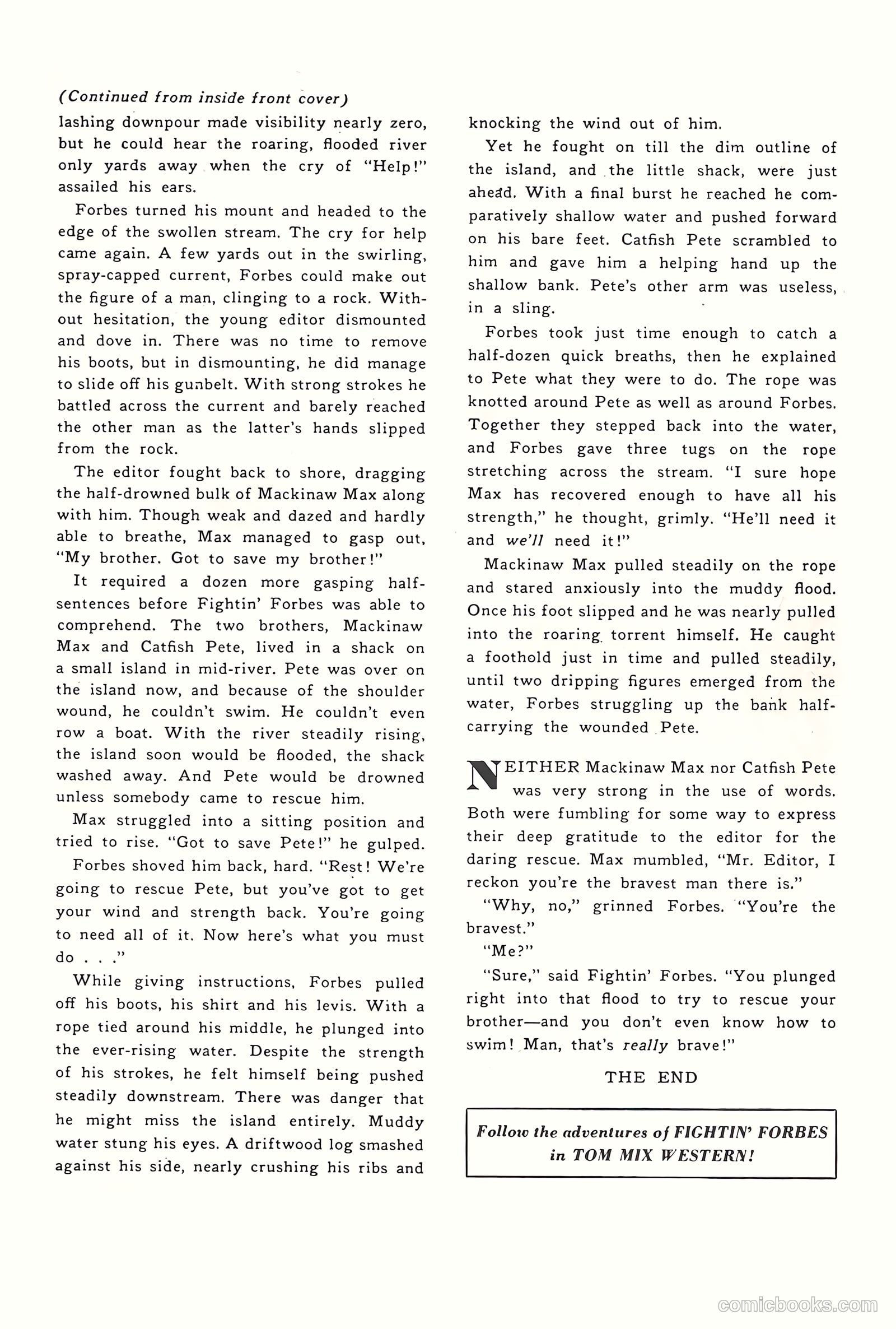 Tom Mix Western #60 — page 34 of 35