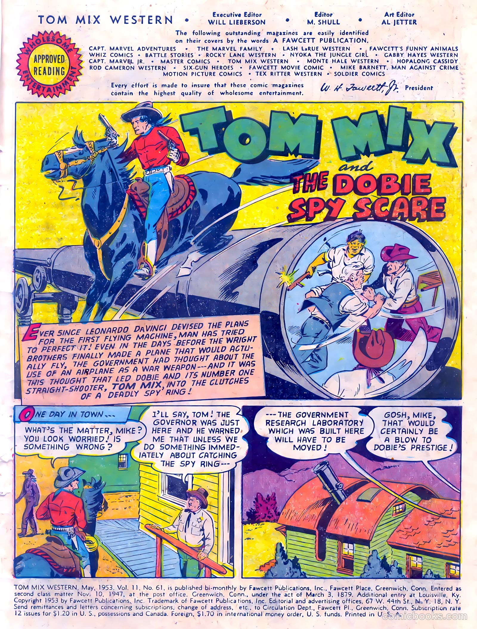 Tom Mix Western #61 — page 3 of 36