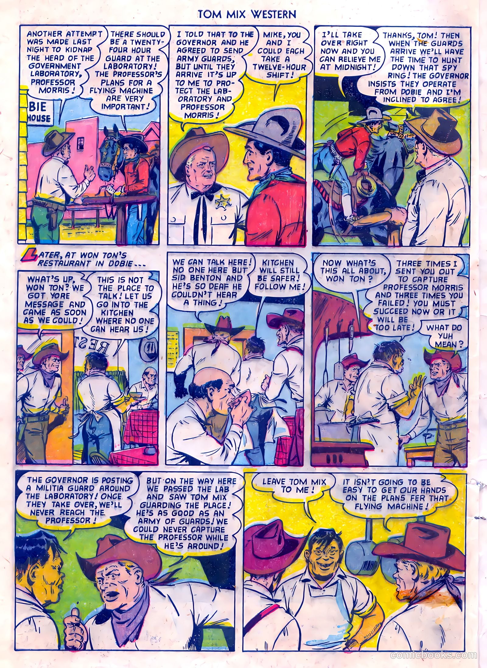 Tom Mix Western #61 — page 4 of 36