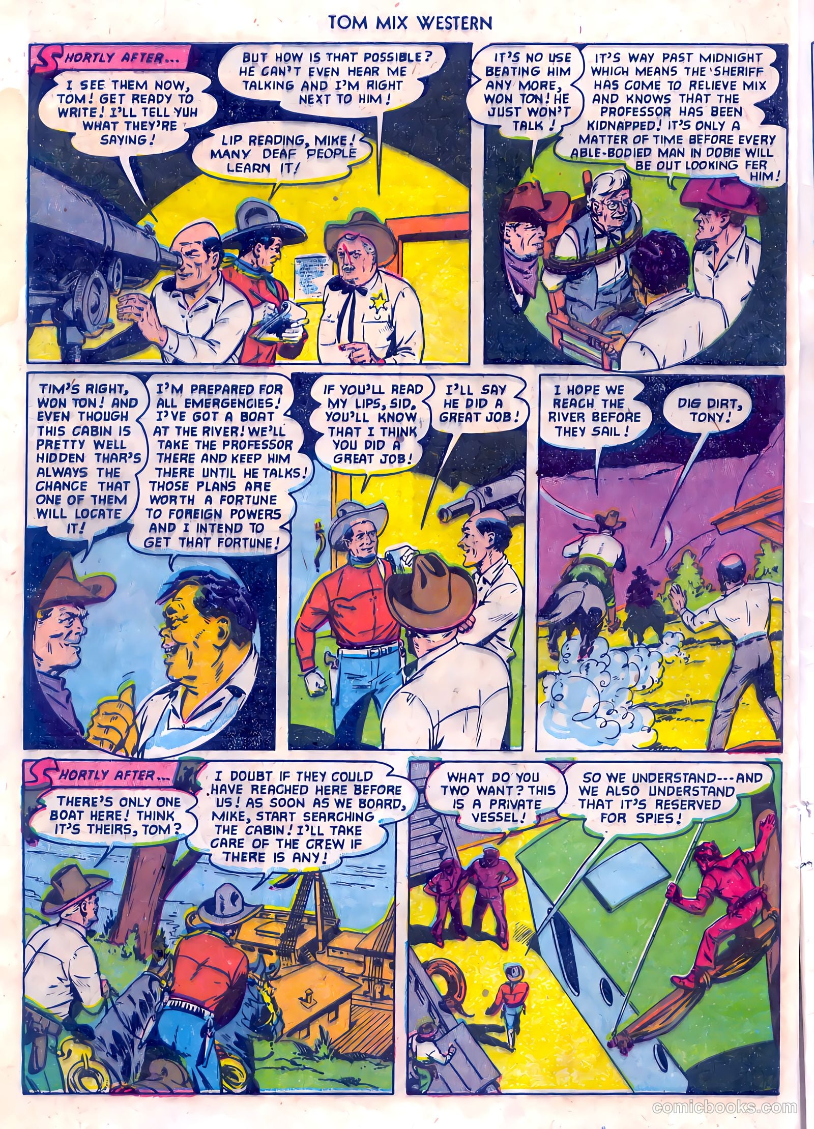 Tom Mix Western #61 — page 8 of 36