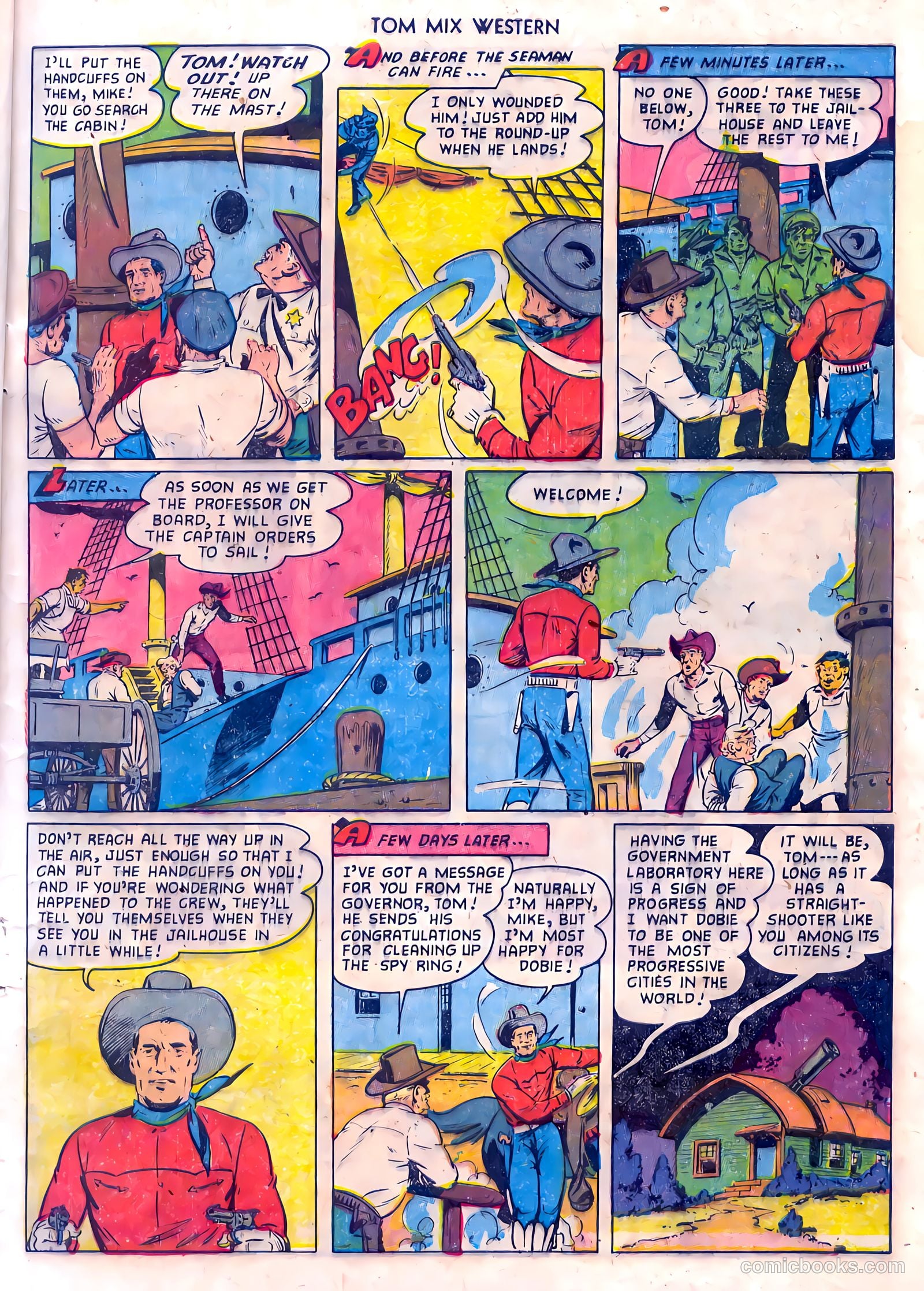 Tom Mix Western #61 — page 9 of 36