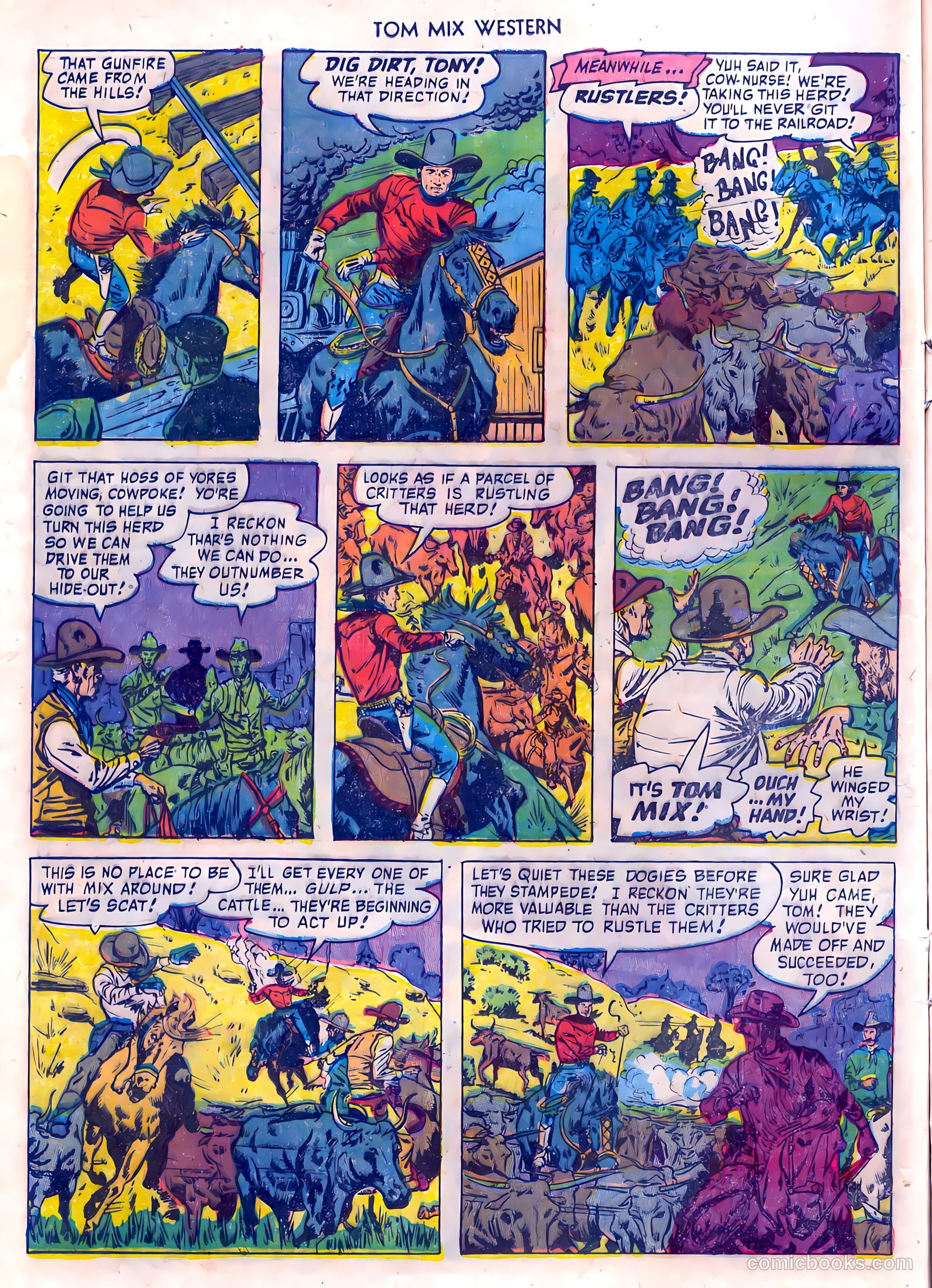 Tom Mix Western #61 — page 12 of 36