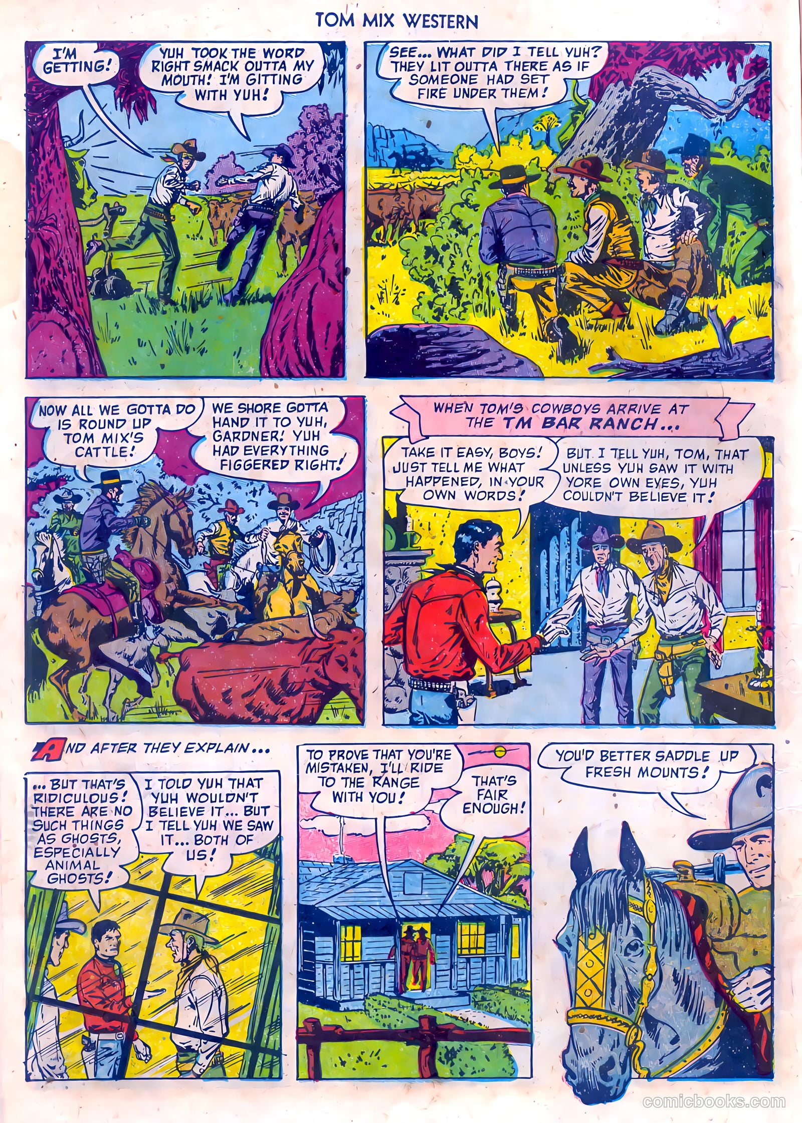 Tom Mix Western #61 — page 14 of 36