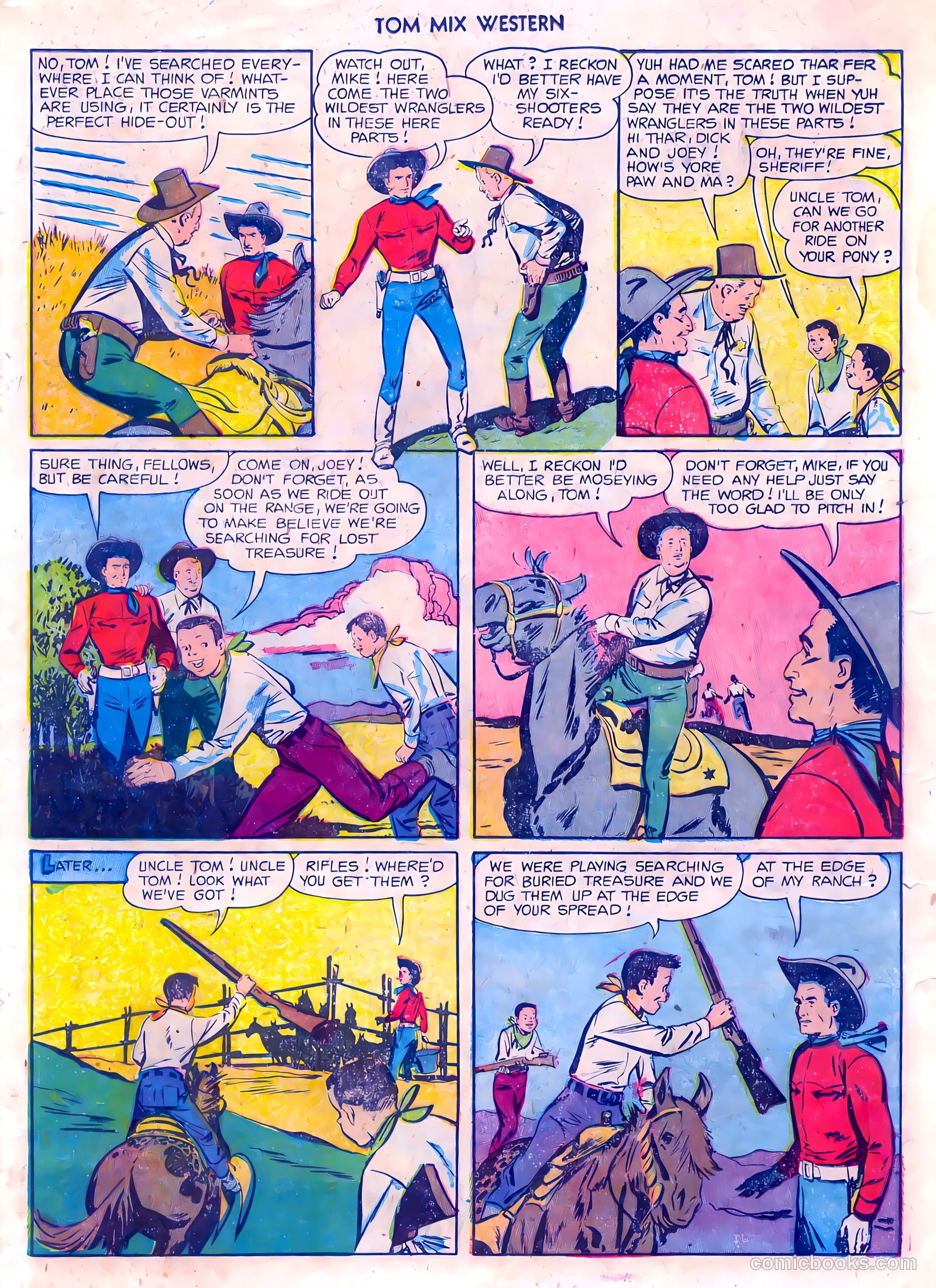 Tom Mix Western #61 — page 19 of 36