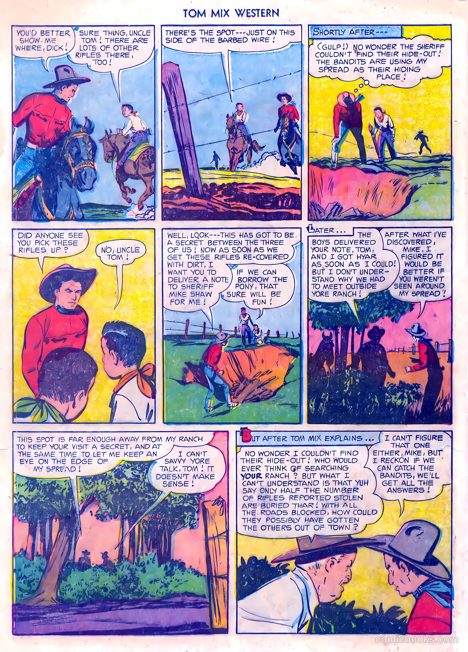 Tom Mix Western #61 — page 20 of 36