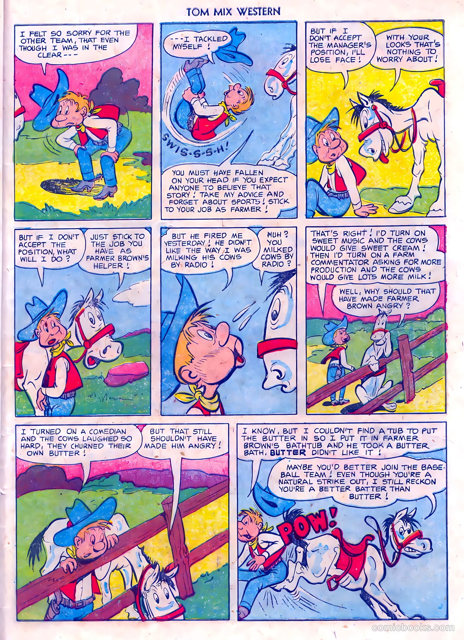 Tom Mix Western #61 — page 27 of 36