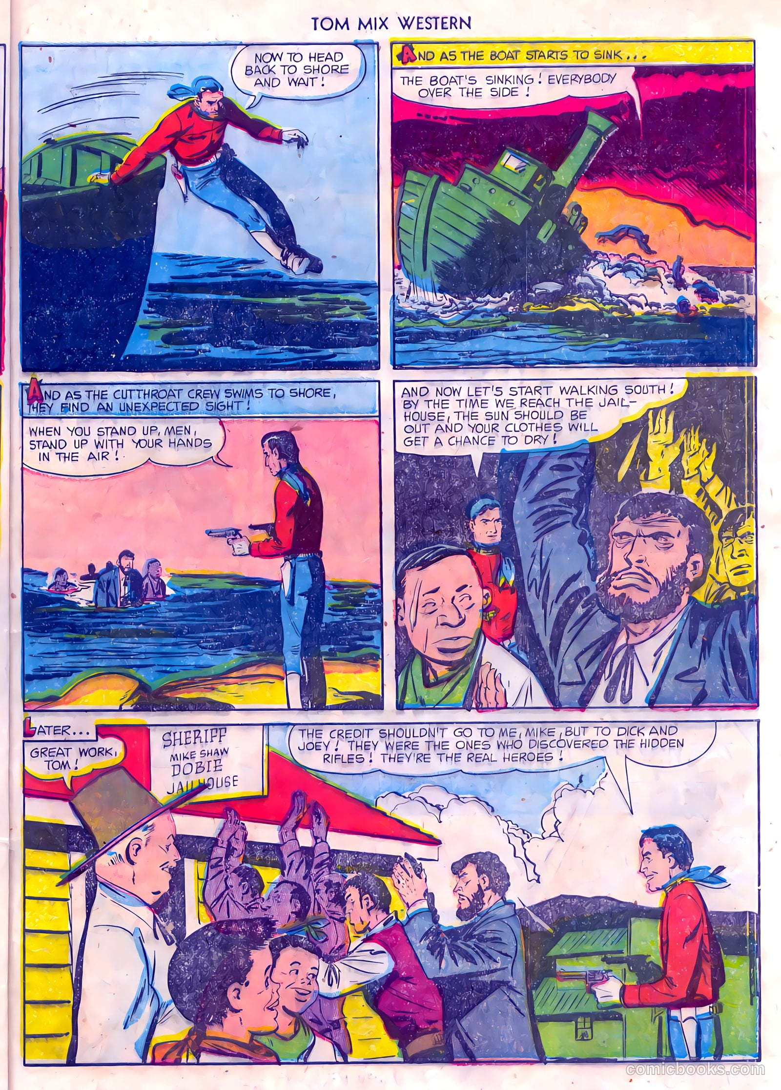 Tom Mix Western #61 — page 33 of 36