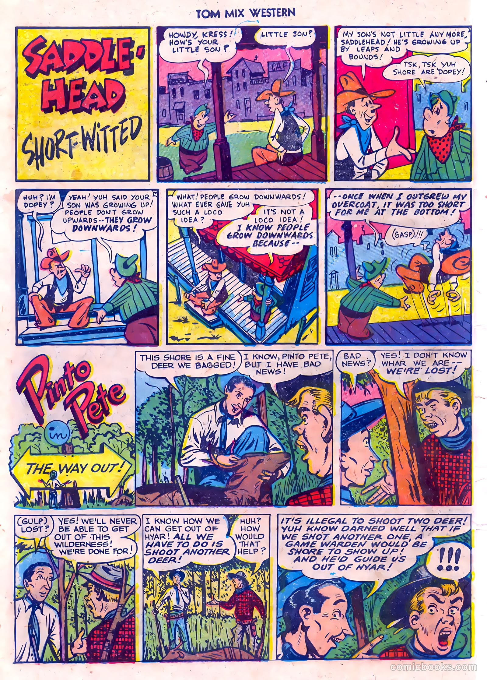 Tom Mix Western #61 — page 34 of 36