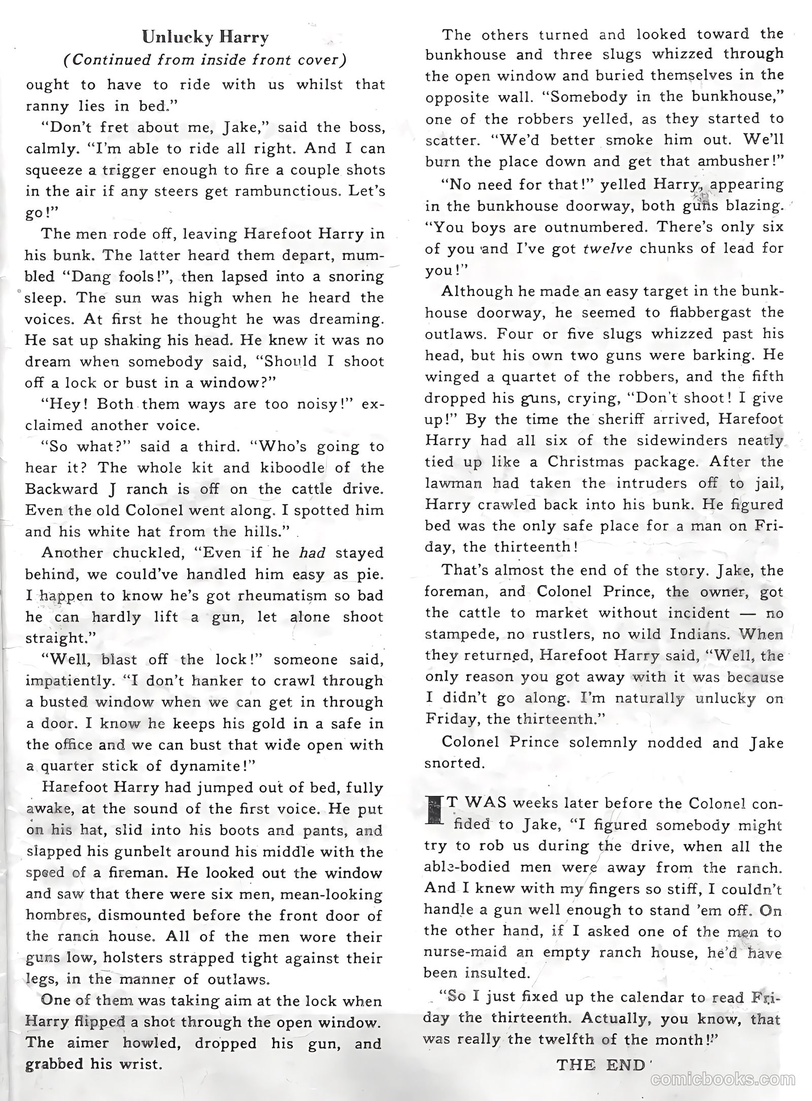 Tom Mix Western #61 — page 35 of 36