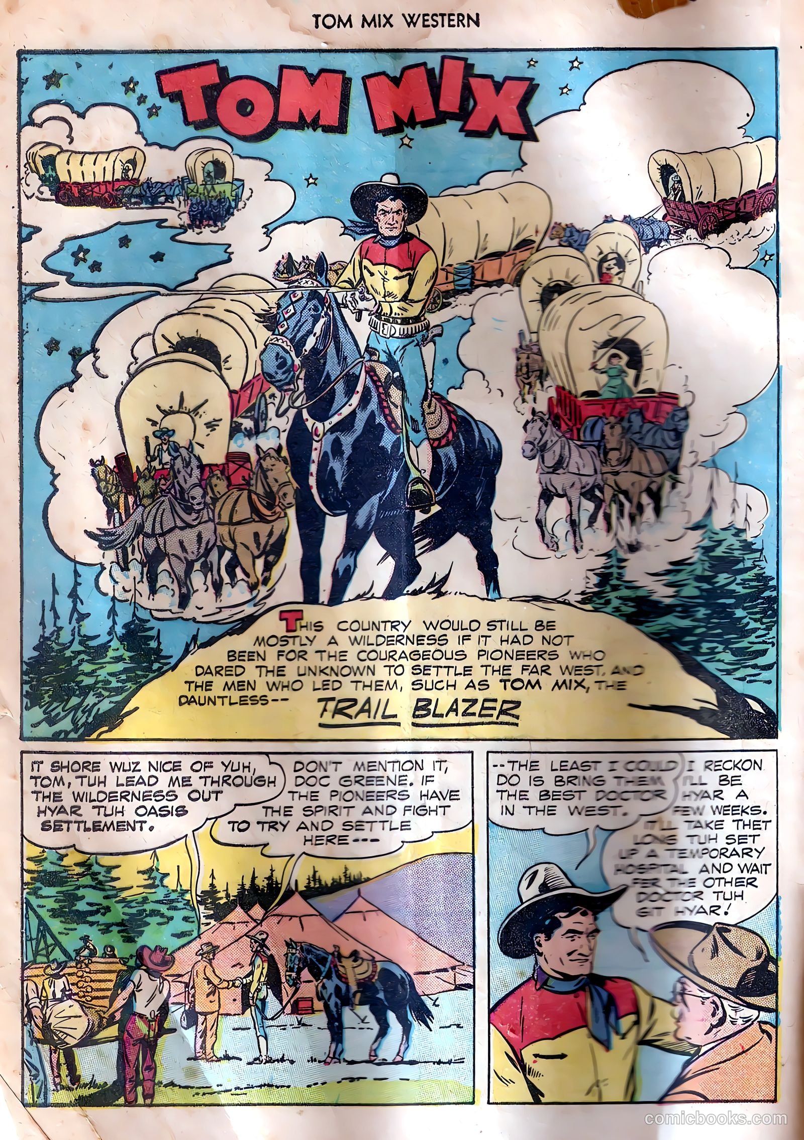 Tom Mix Western #7 — page 4 of 54