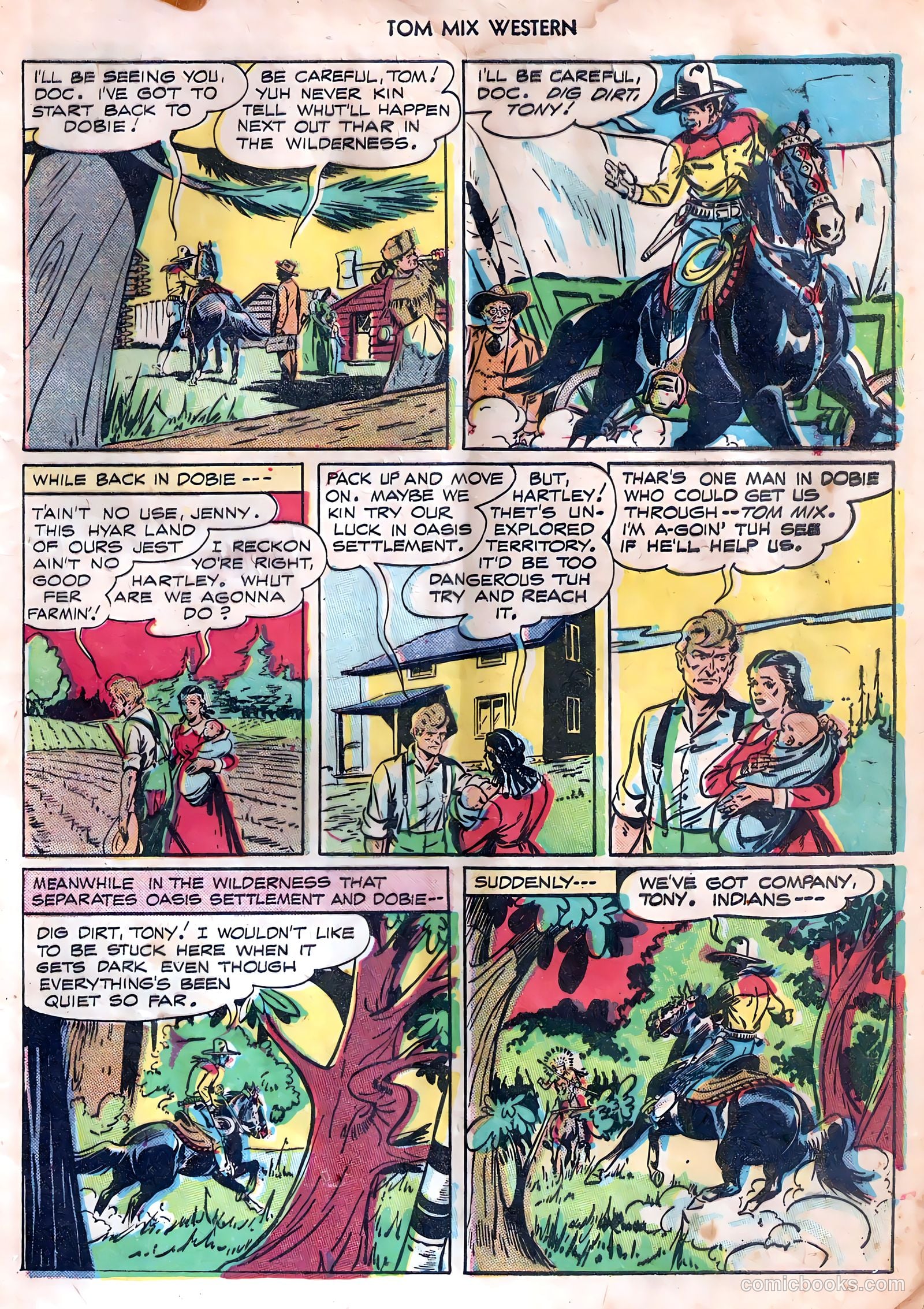 Tom Mix Western #7 — page 5 of 54