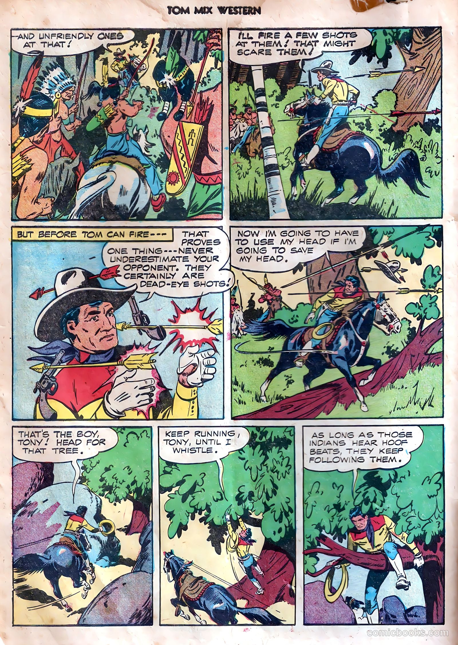 Tom Mix Western #7 — page 6 of 54