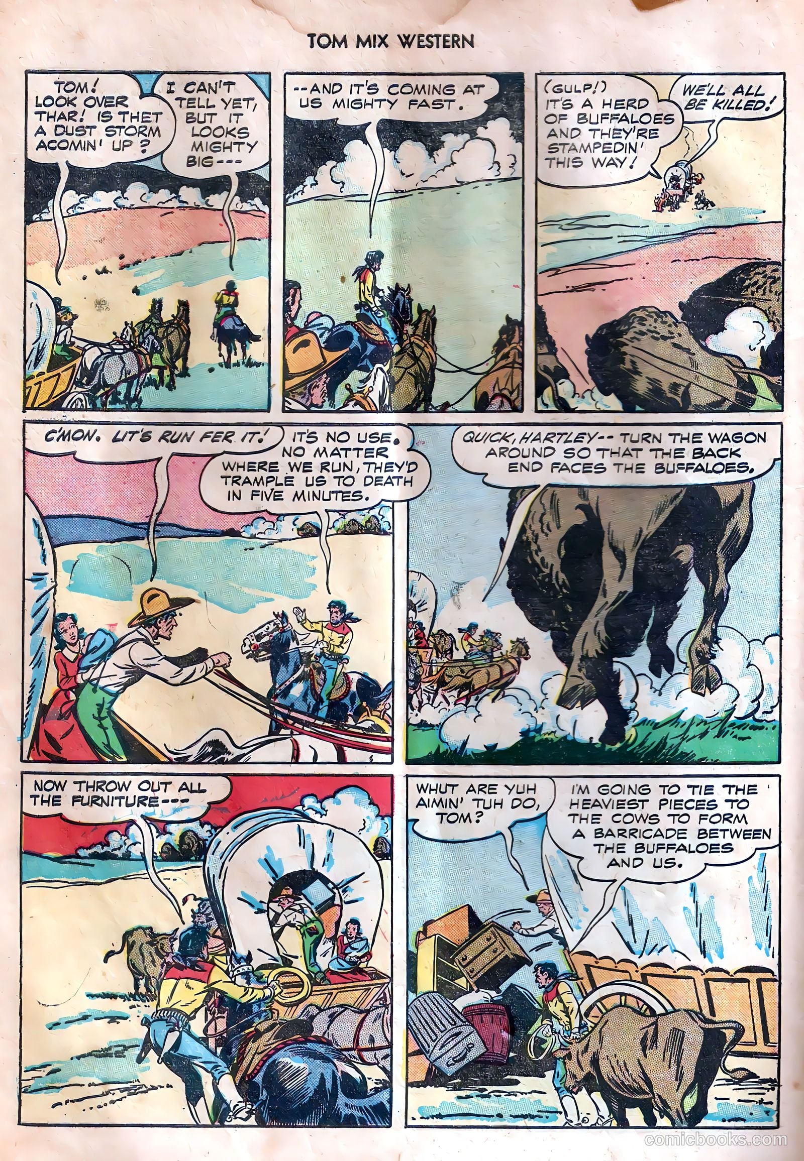 Tom Mix Western #7 — page 10 of 54