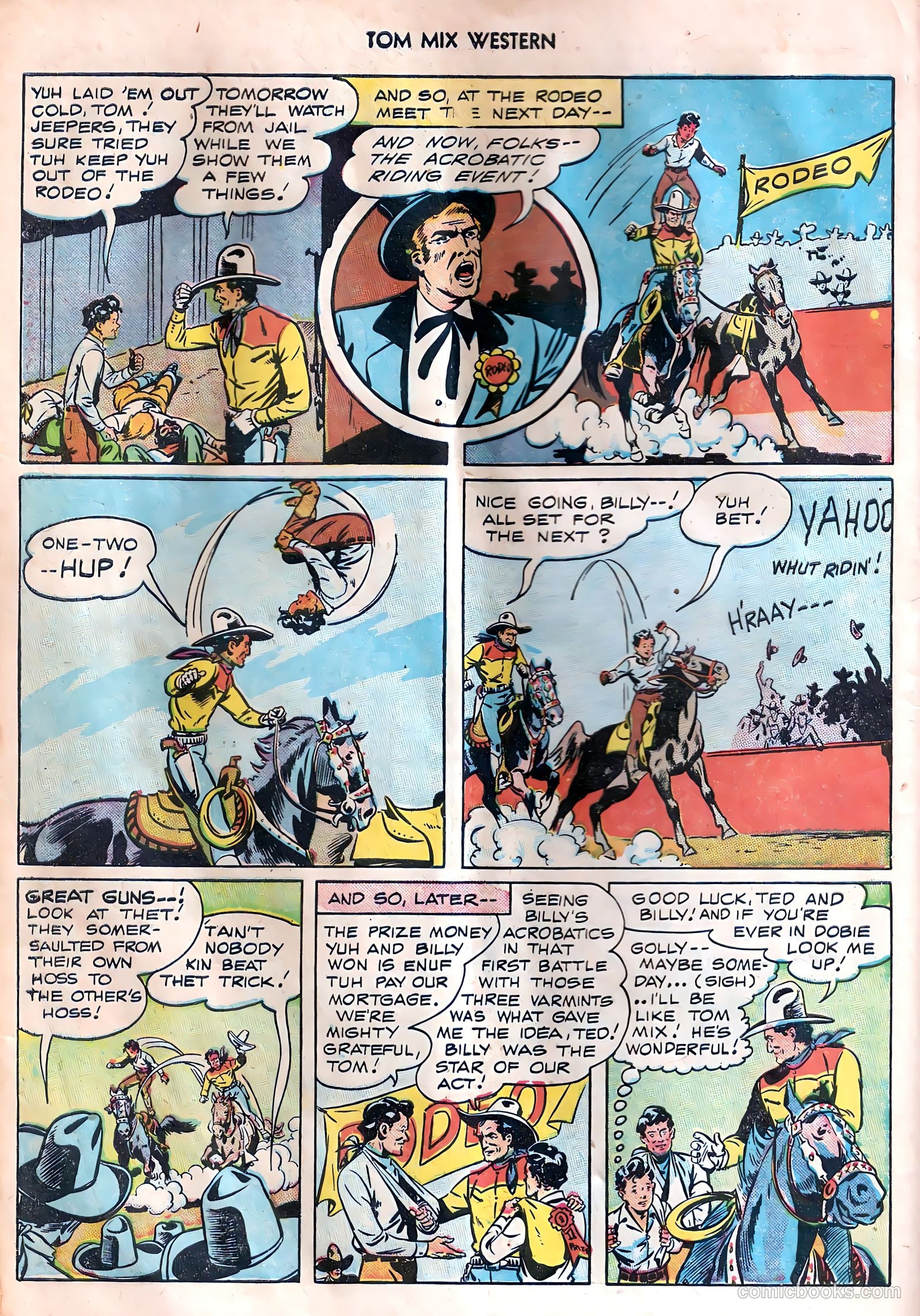 Tom Mix Western #7 — page 22 of 54