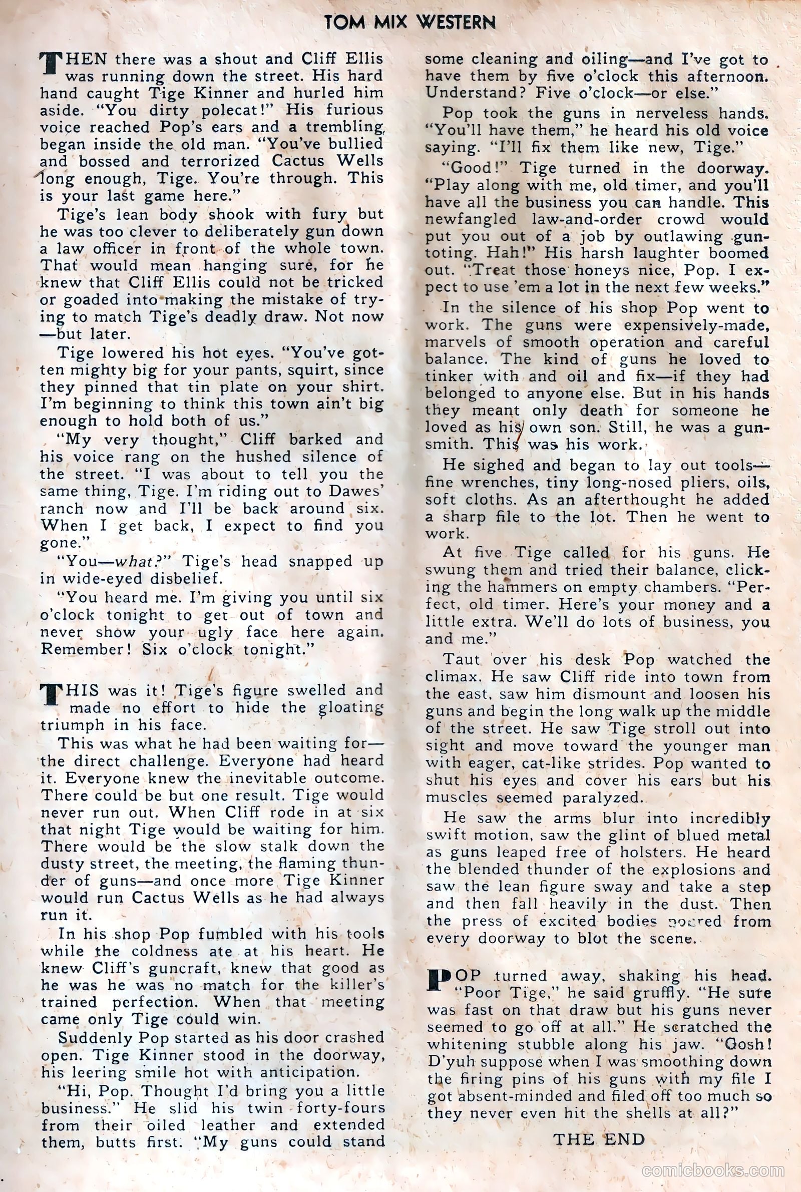 Tom Mix Western #7 — page 25 of 54