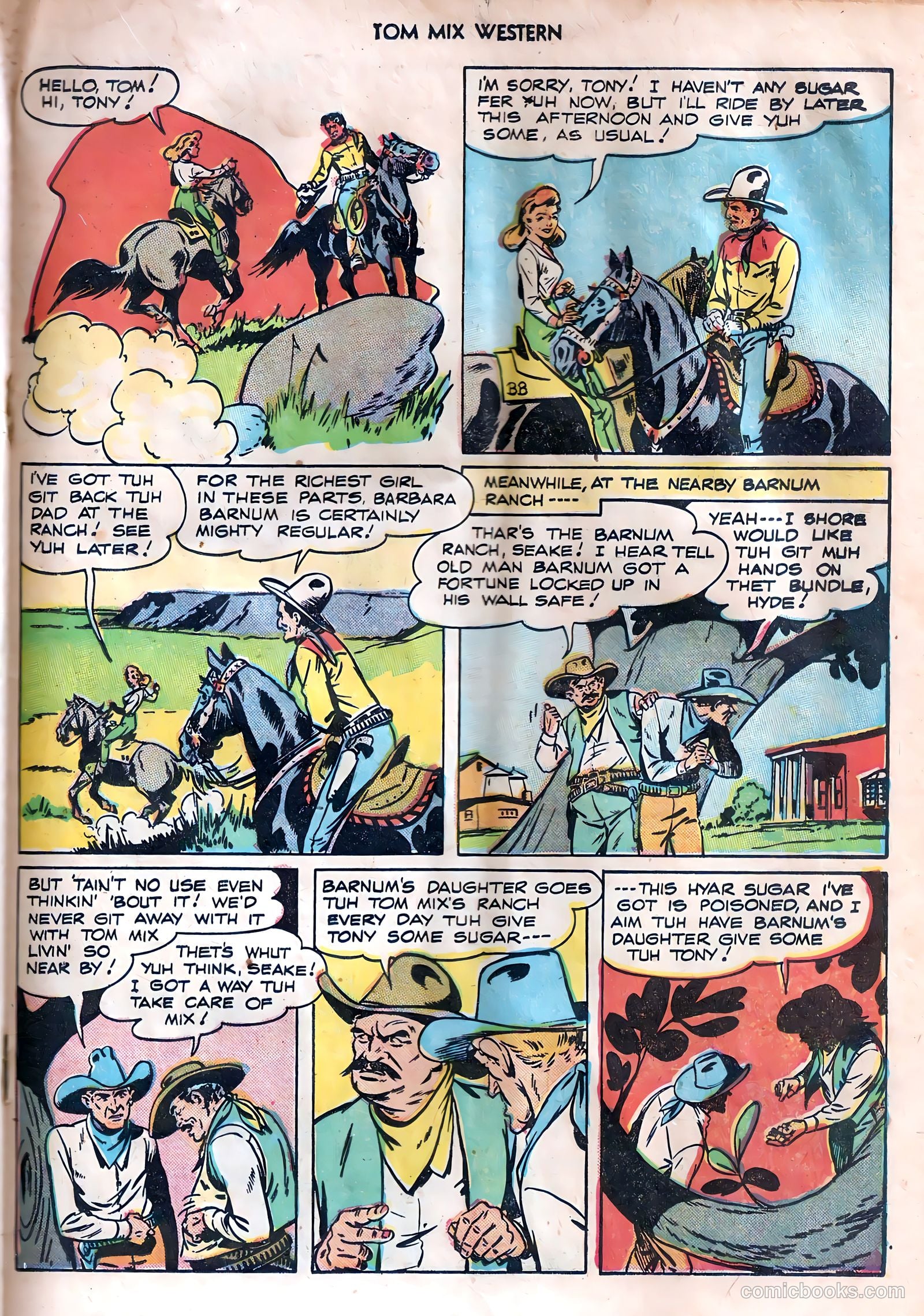 Tom Mix Western #7 — page 27 of 54