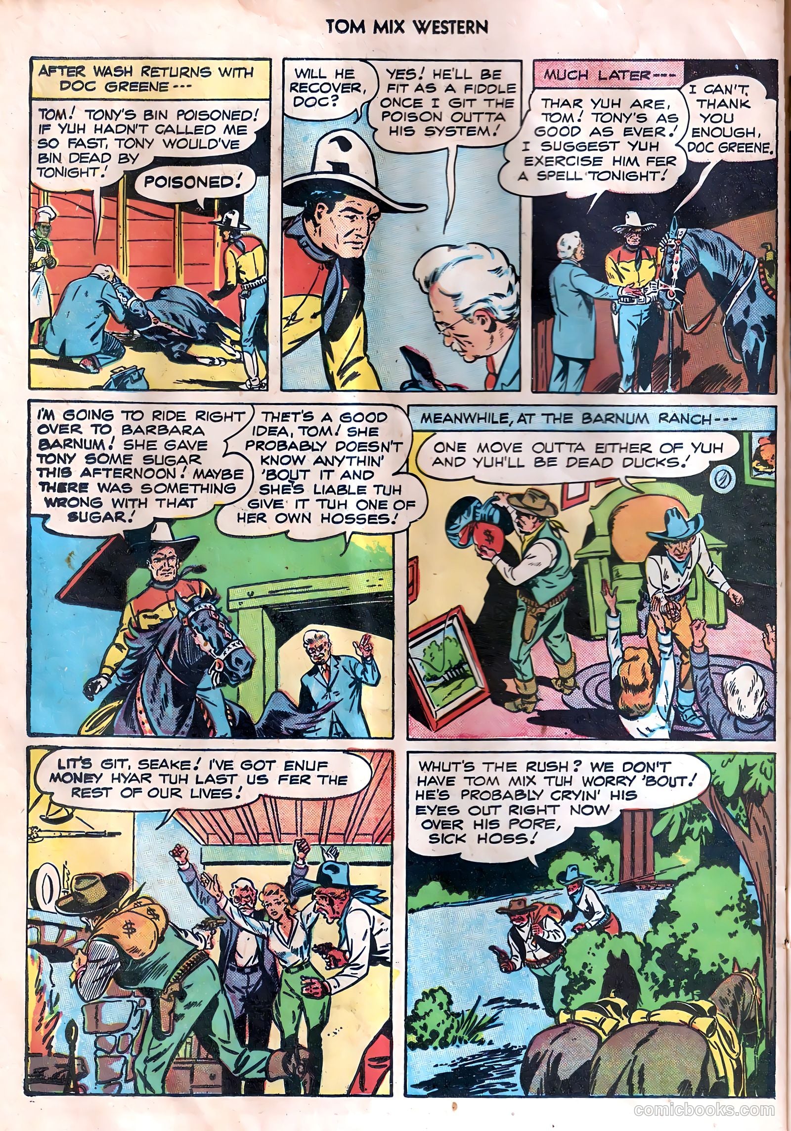 Tom Mix Western #7 — page 30 of 54