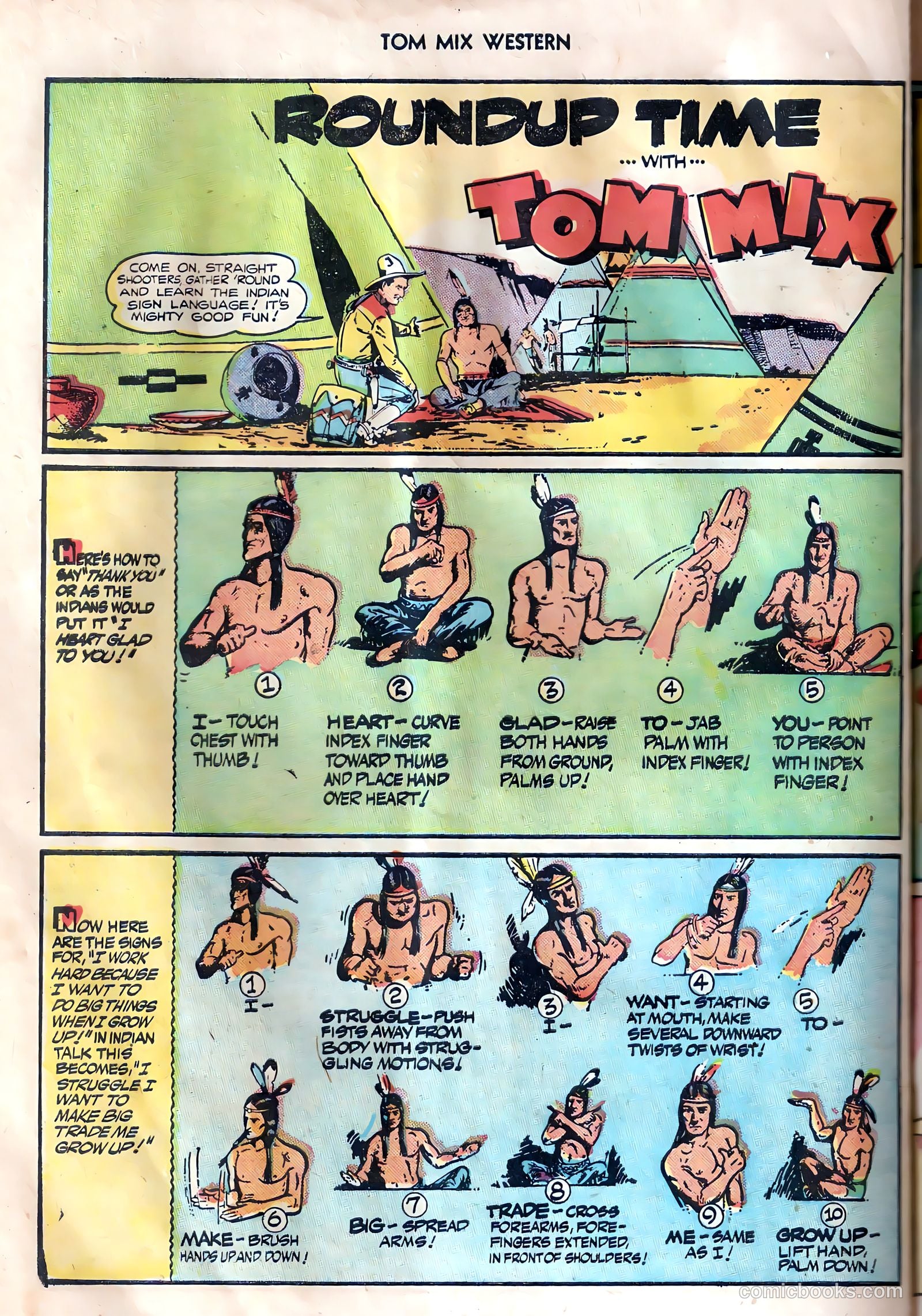 Tom Mix Western #7 — page 34 of 54