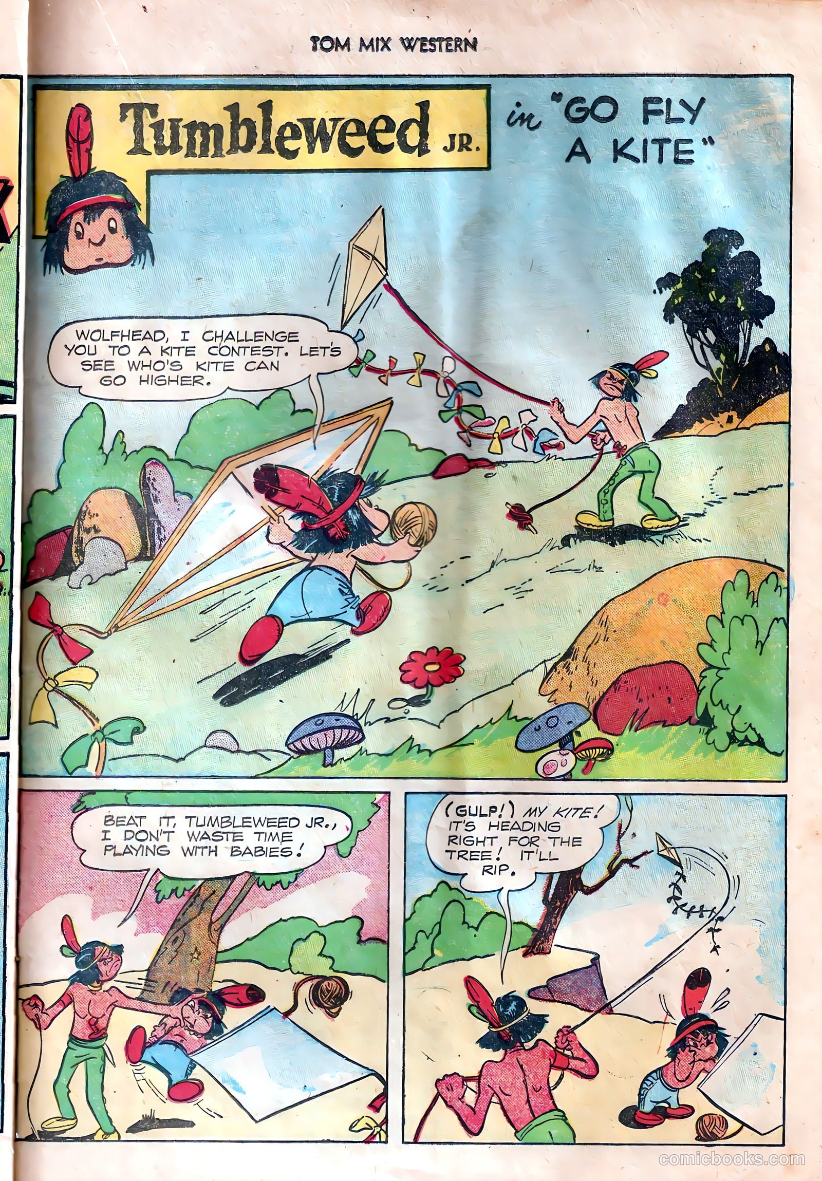 Tom Mix Western #7 — page 35 of 54