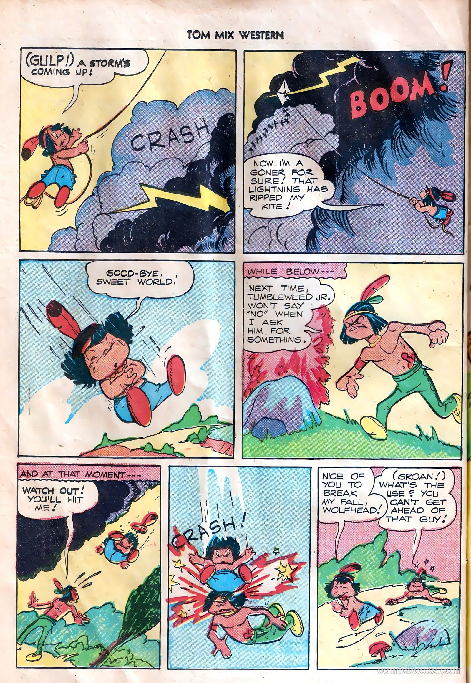 Tom Mix Western #7 — page 38 of 54