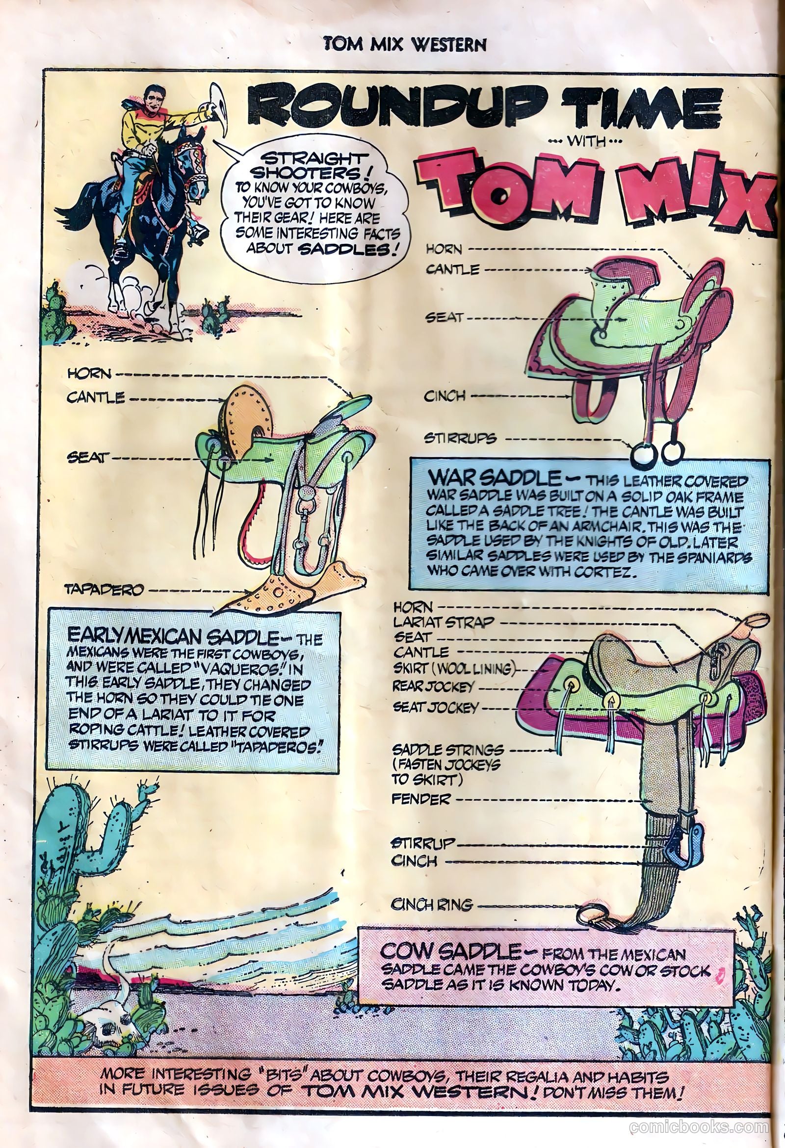 Tom Mix Western #7 — page 40 of 54