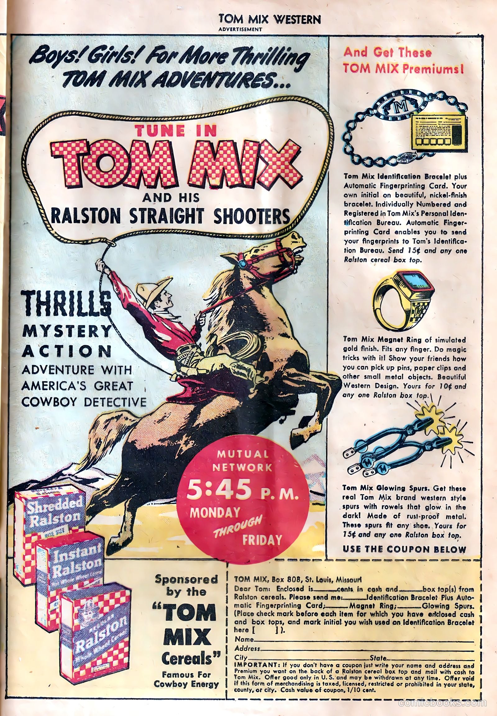 Tom Mix Western #7 — page 41 of 54