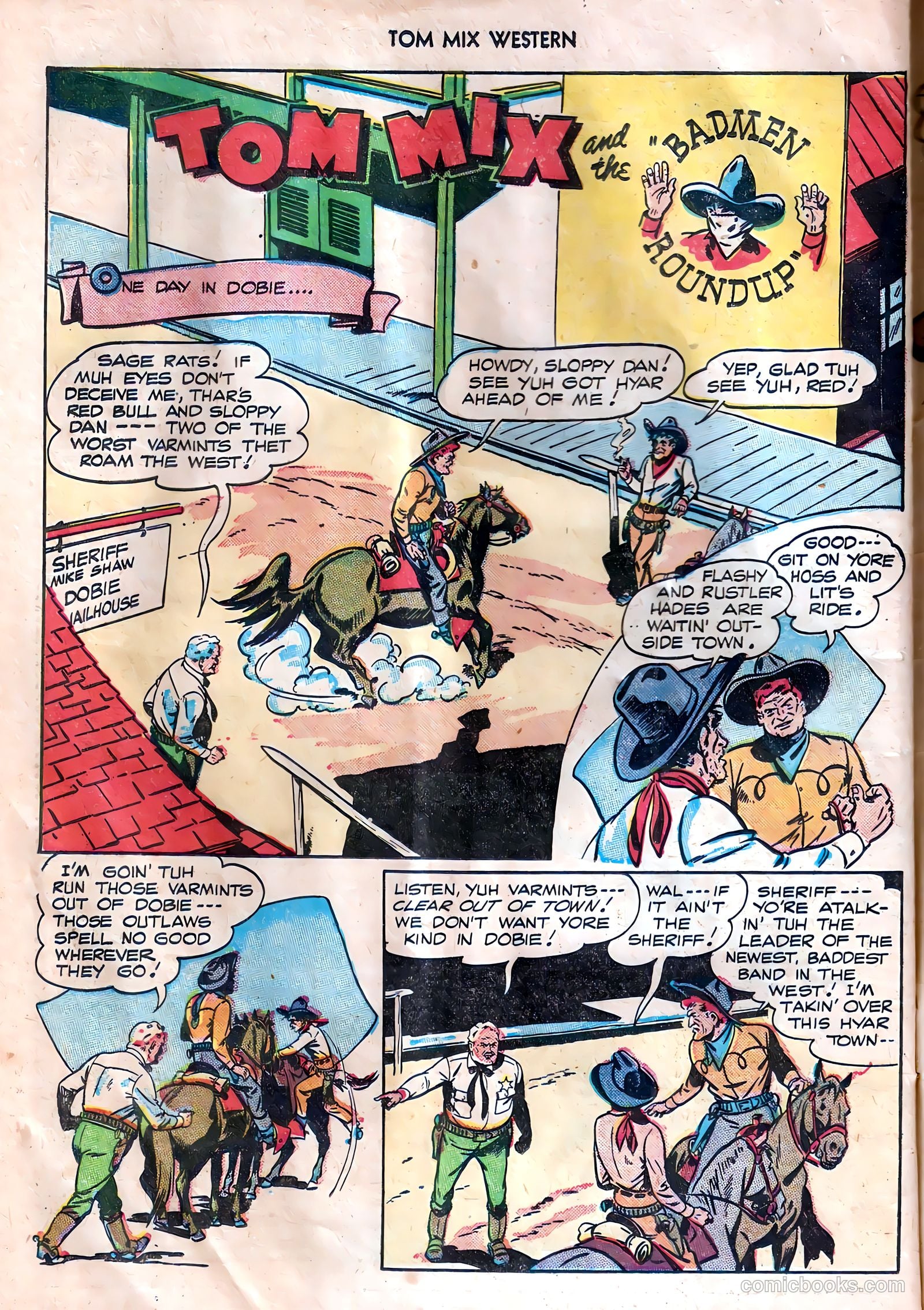 Tom Mix Western #7 — page 42 of 54