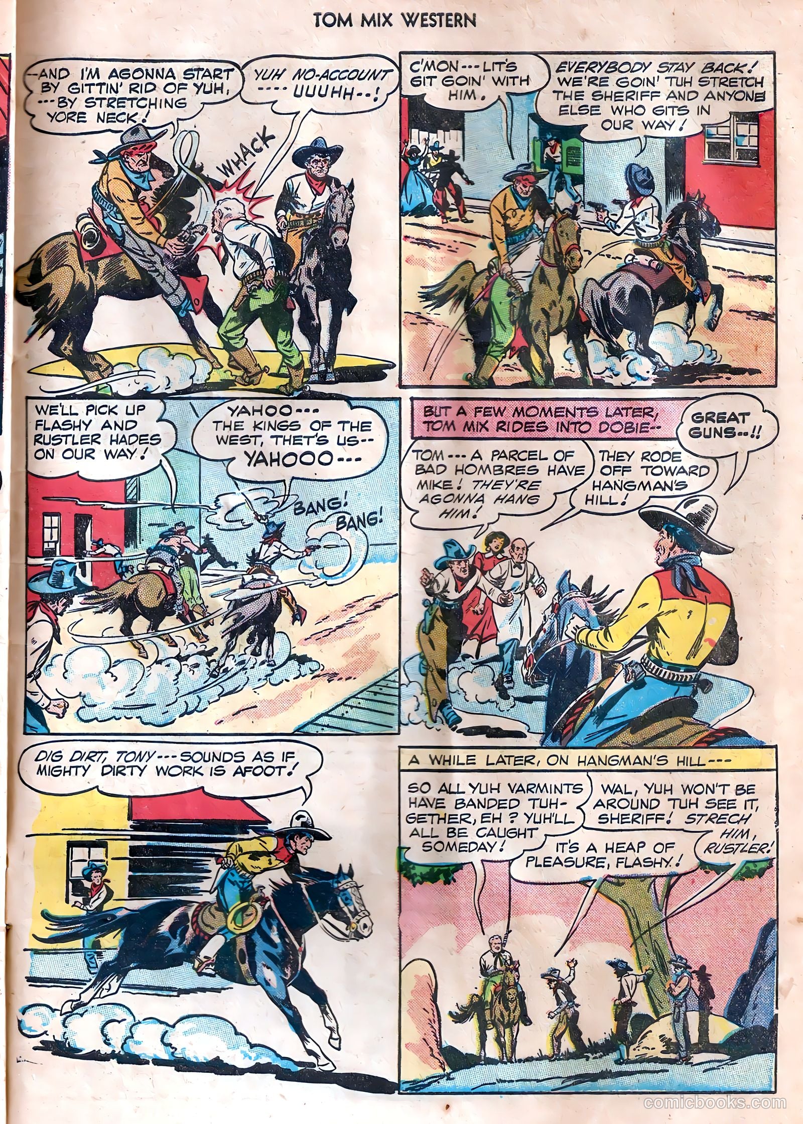 Tom Mix Western #7 — page 43 of 54