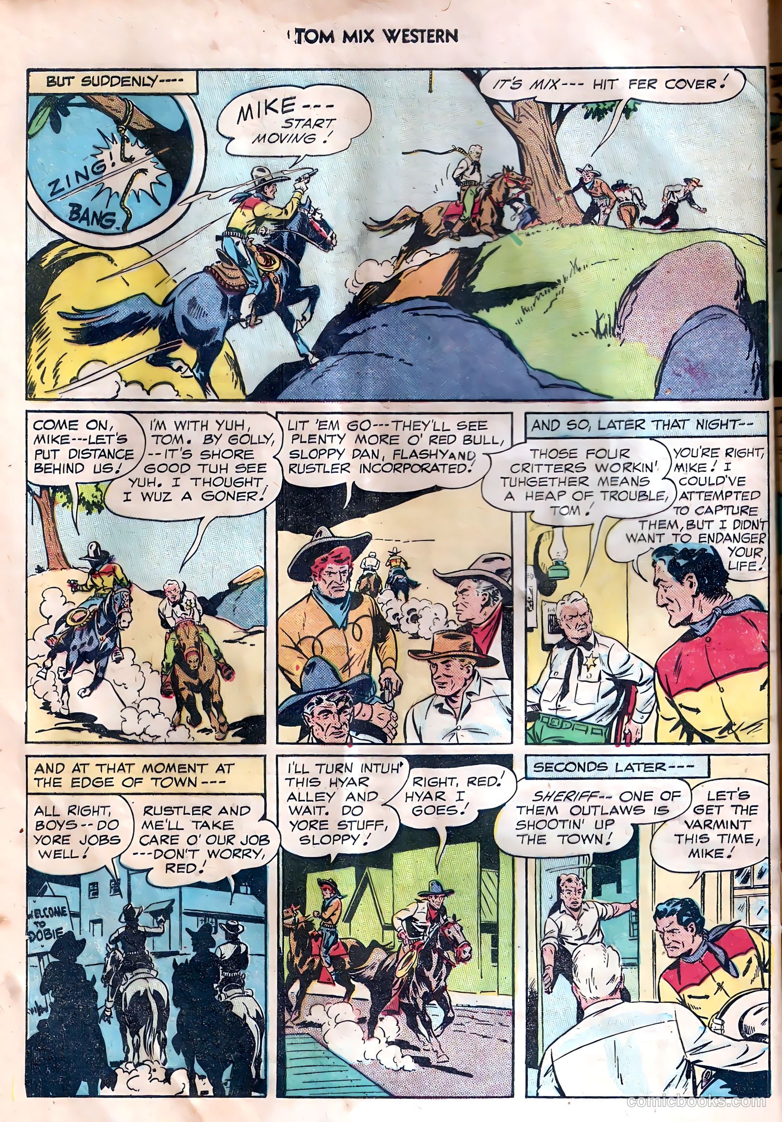 Tom Mix Western #7 — page 44 of 54