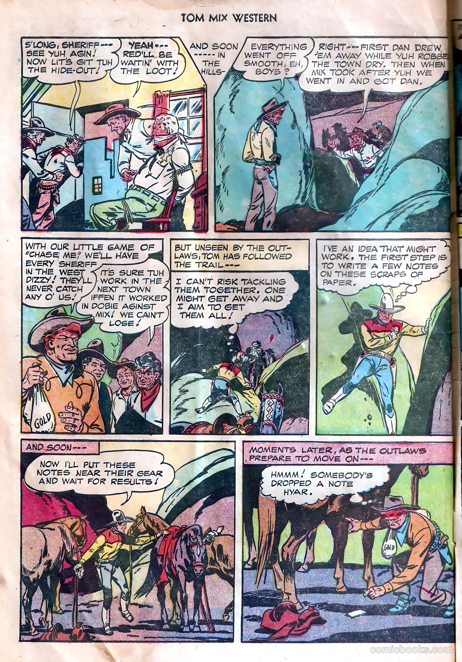 Tom Mix Western #7 — page 46 of 54