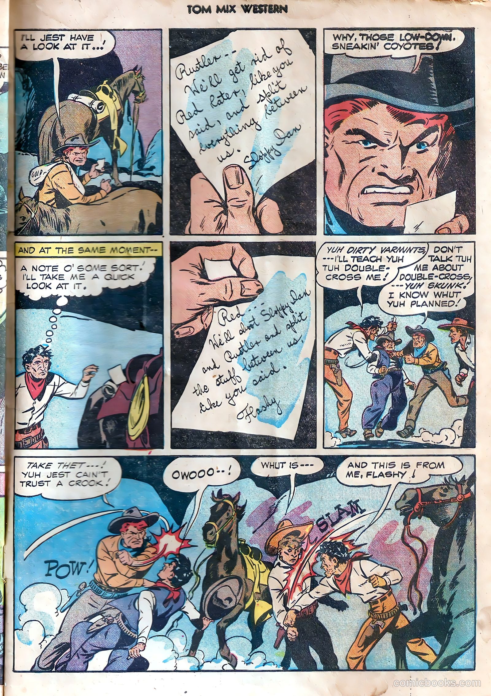 Tom Mix Western #7 — page 47 of 54