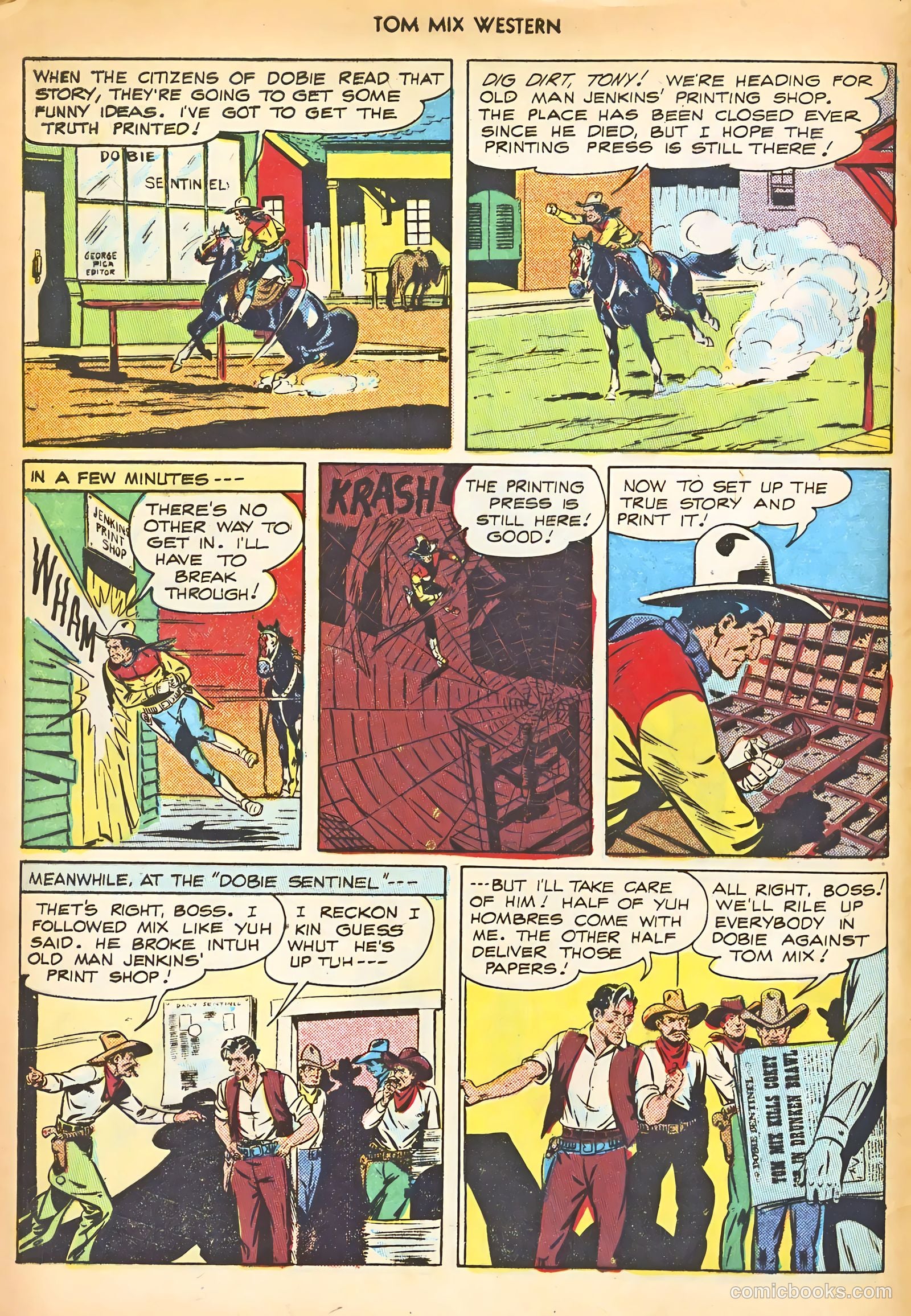 Tom Mix Western #8 — page 8 of 52