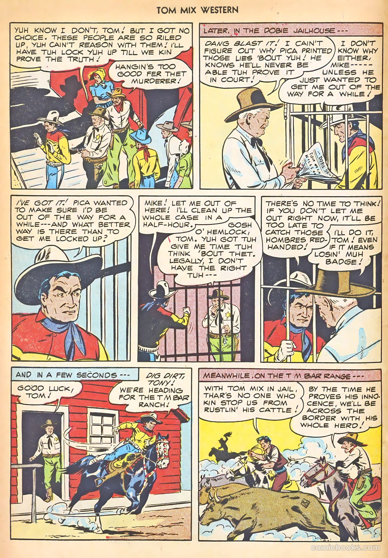 Tom Mix Western #8 — page 10 of 52