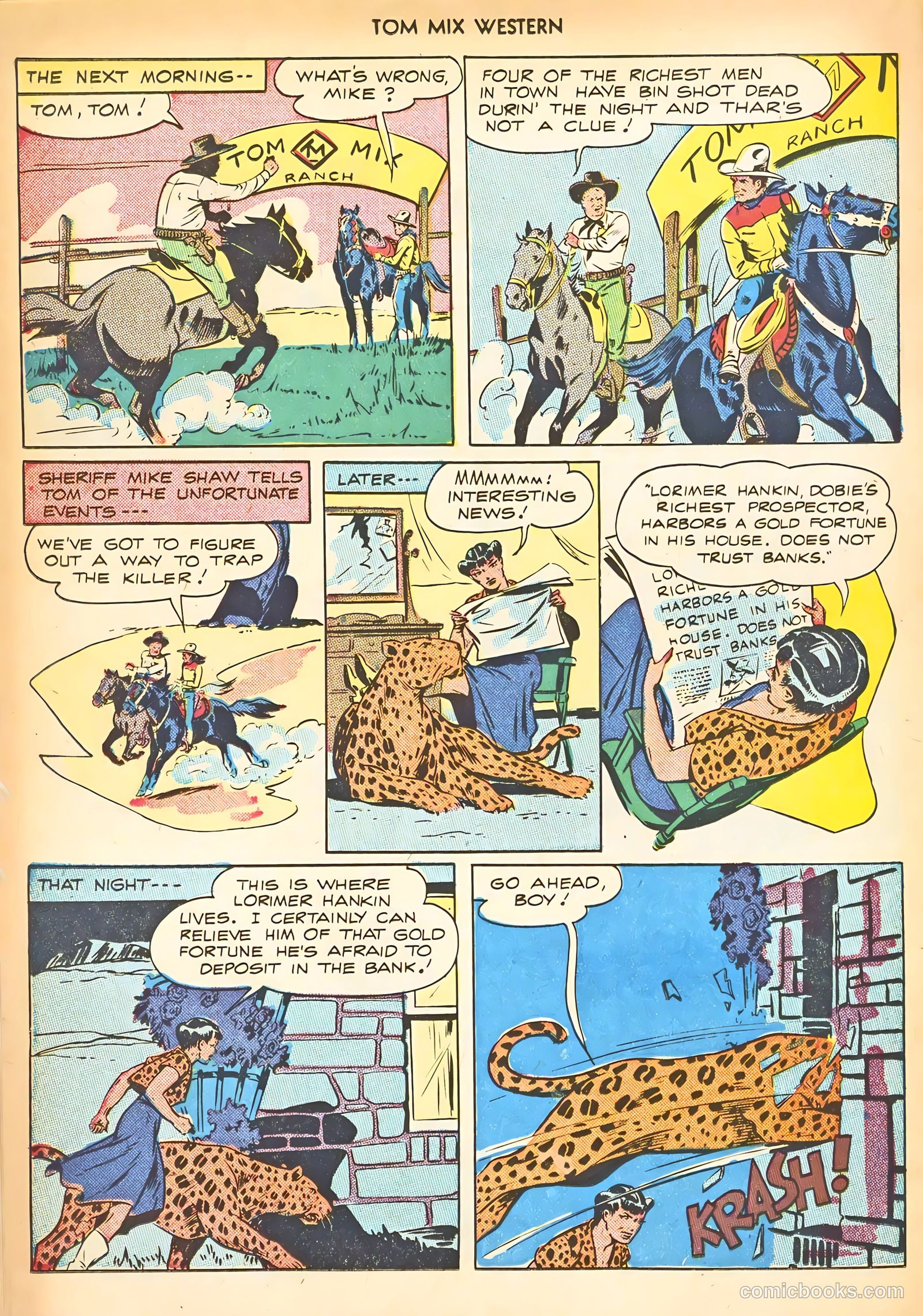 Tom Mix Western #8 — page 30 of 52