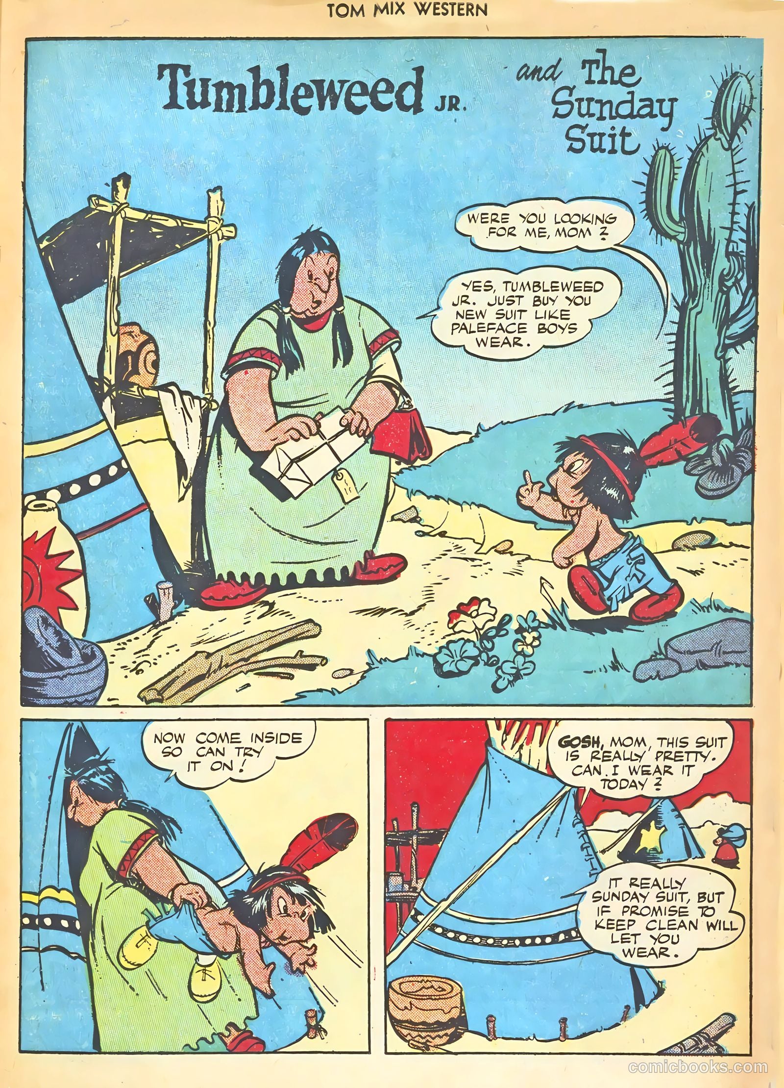 Tom Mix Western #8 — page 35 of 52