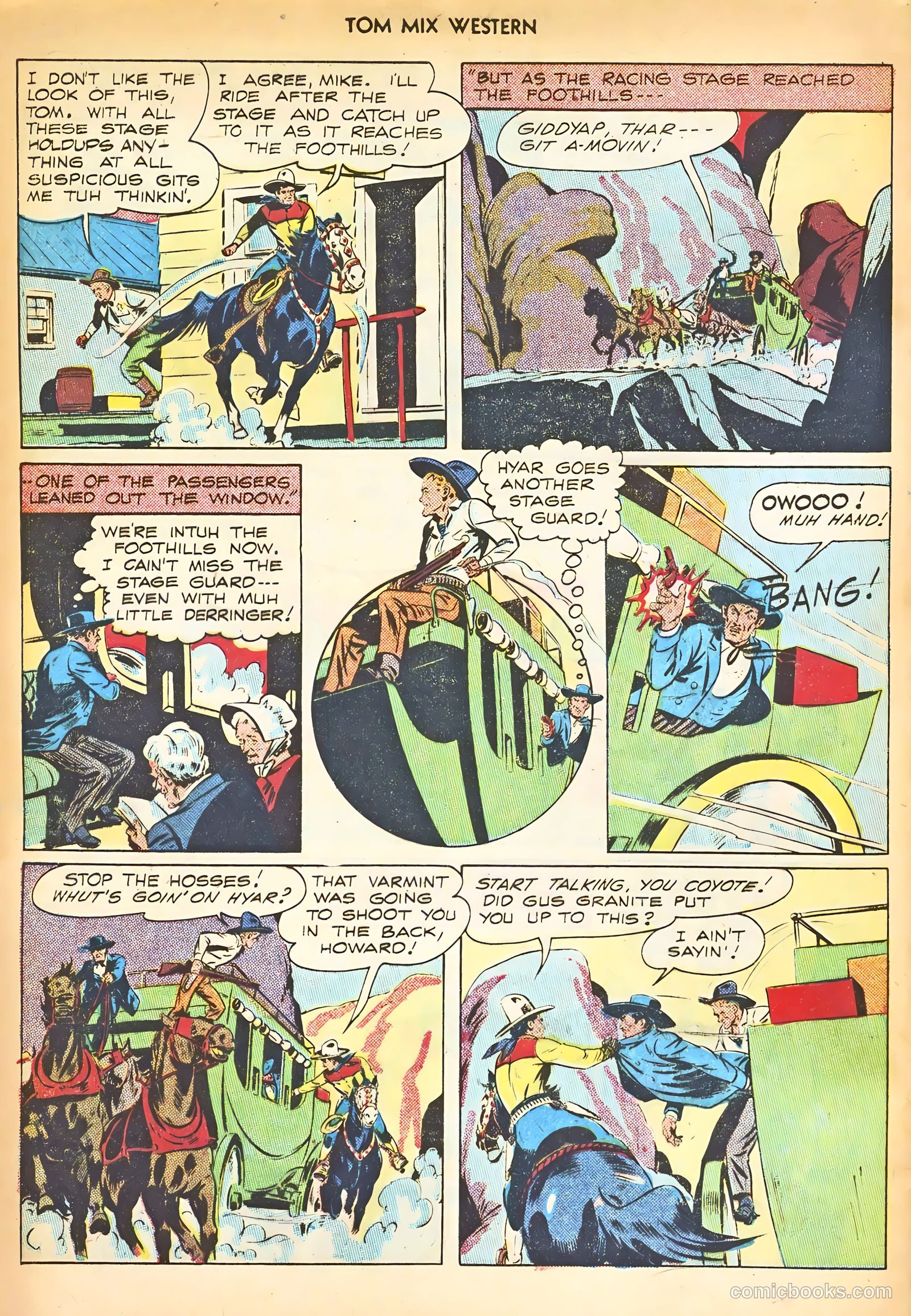 Tom Mix Western #8 — page 44 of 52