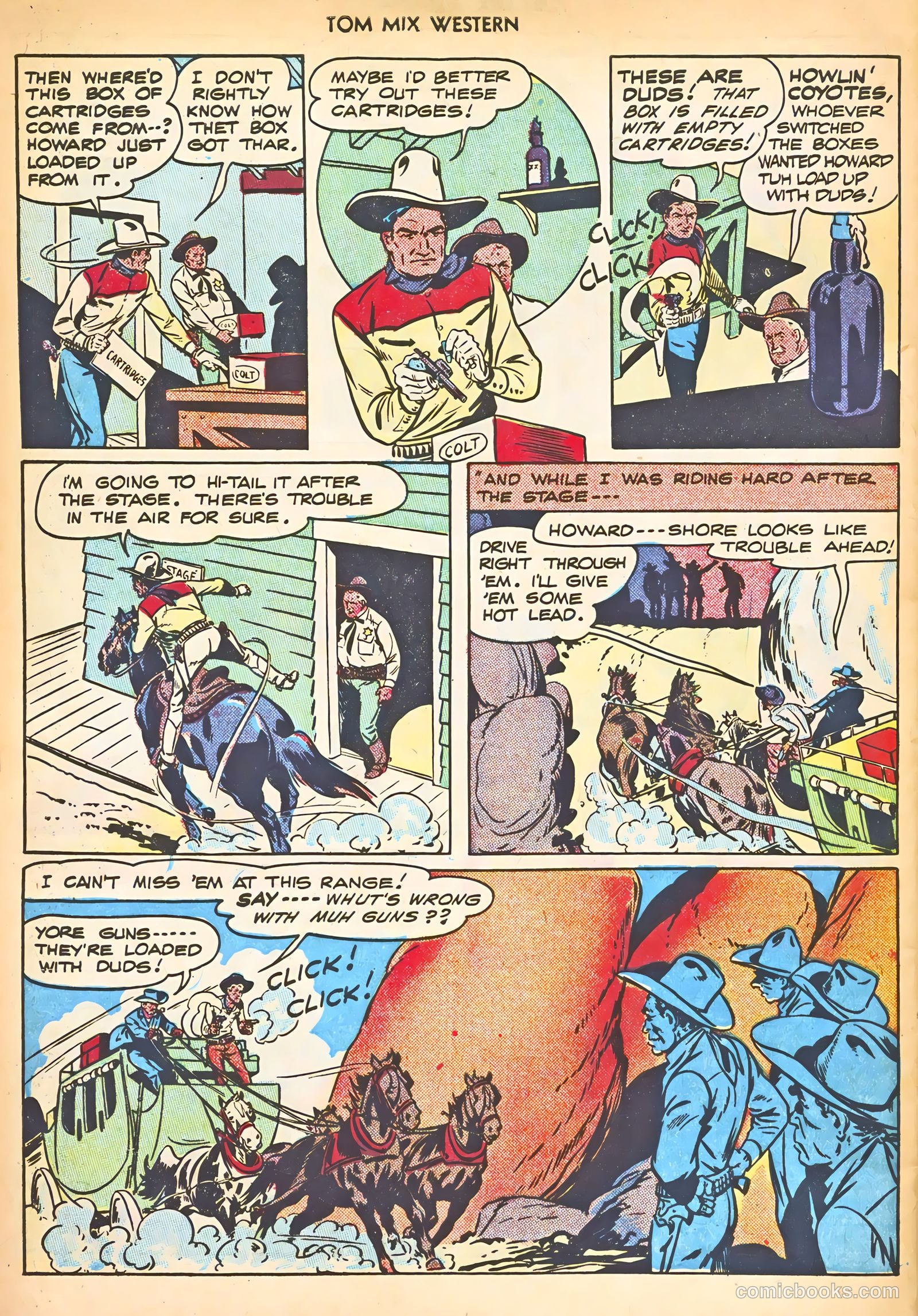 Tom Mix Western #8 — page 46 of 52
