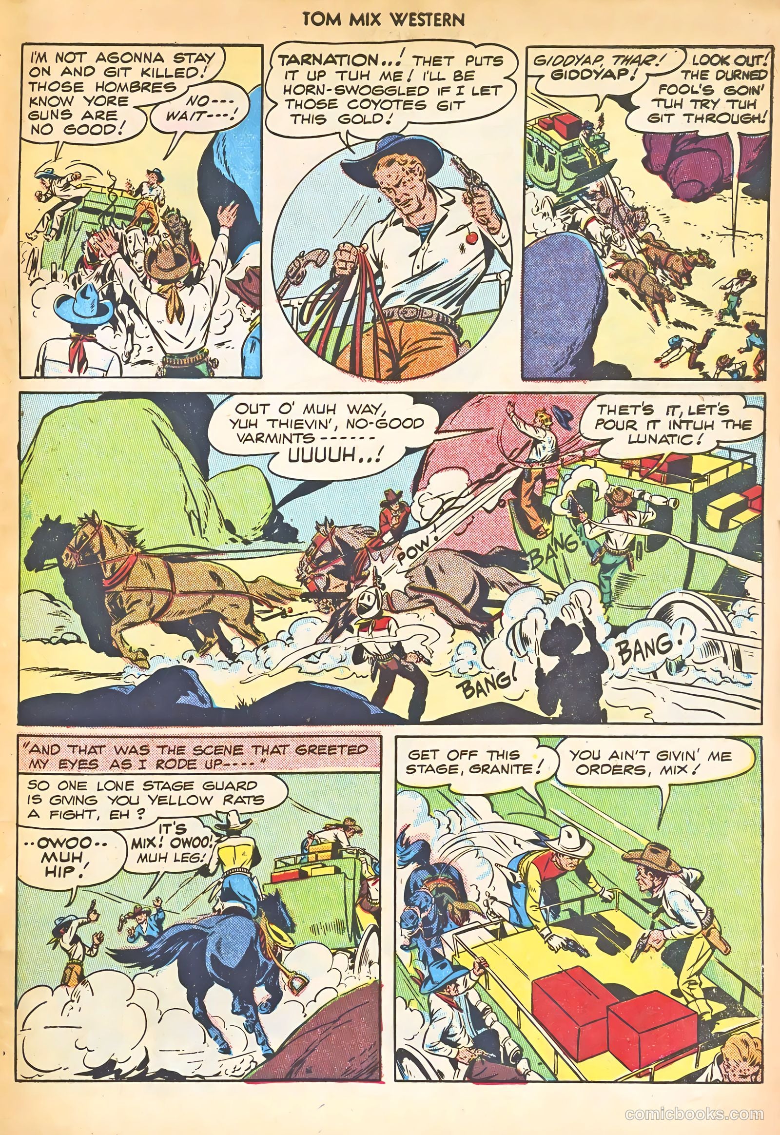 Tom Mix Western #8 — page 47 of 52