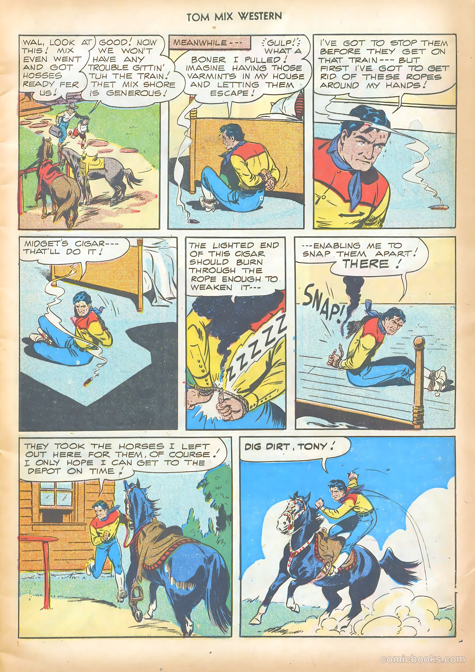 Tom Mix Western #9 — page 9 of 52