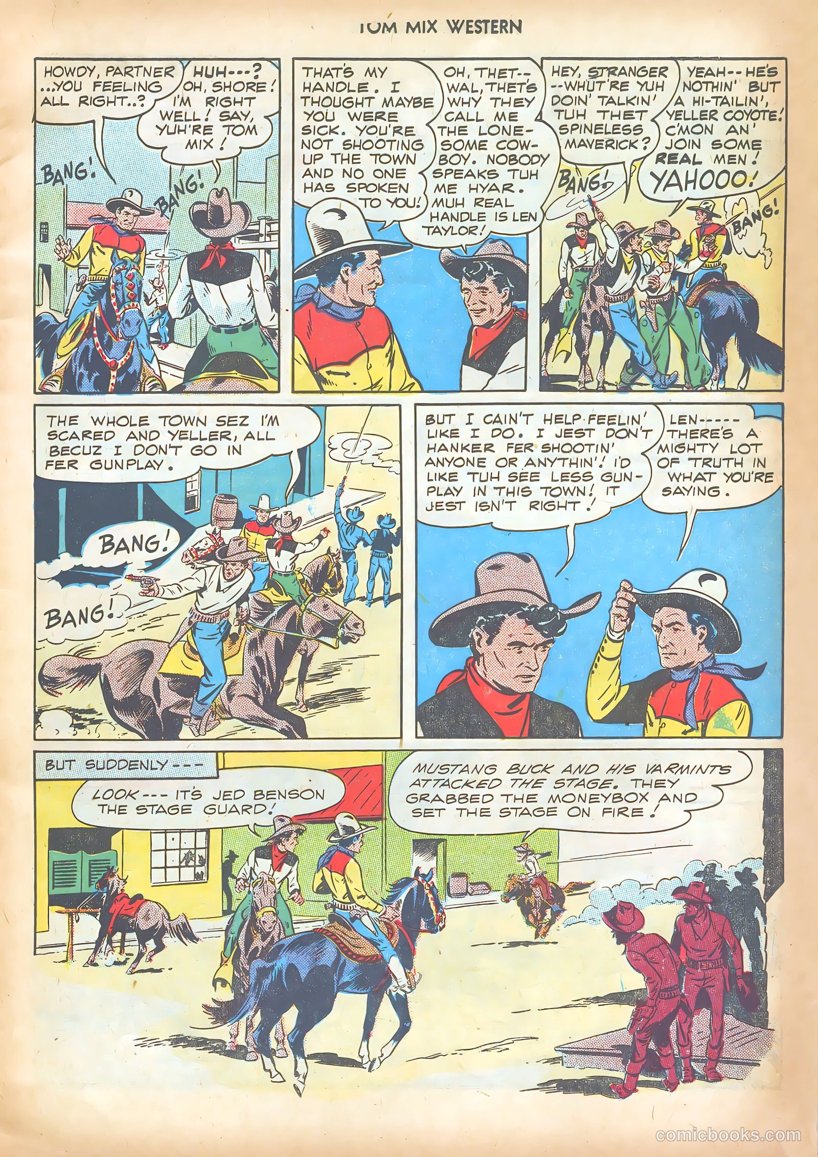 Tom Mix Western #9 — page 15 of 52