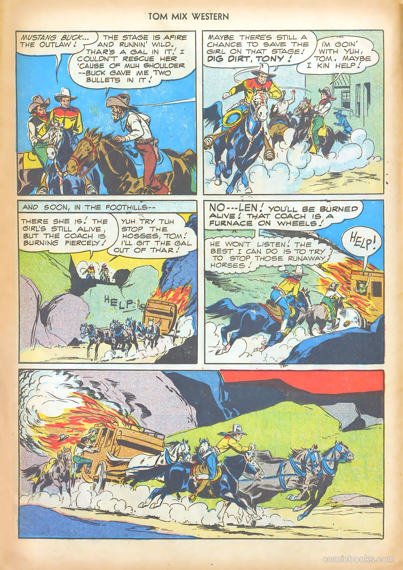 Tom Mix Western #9 — page 16 of 52