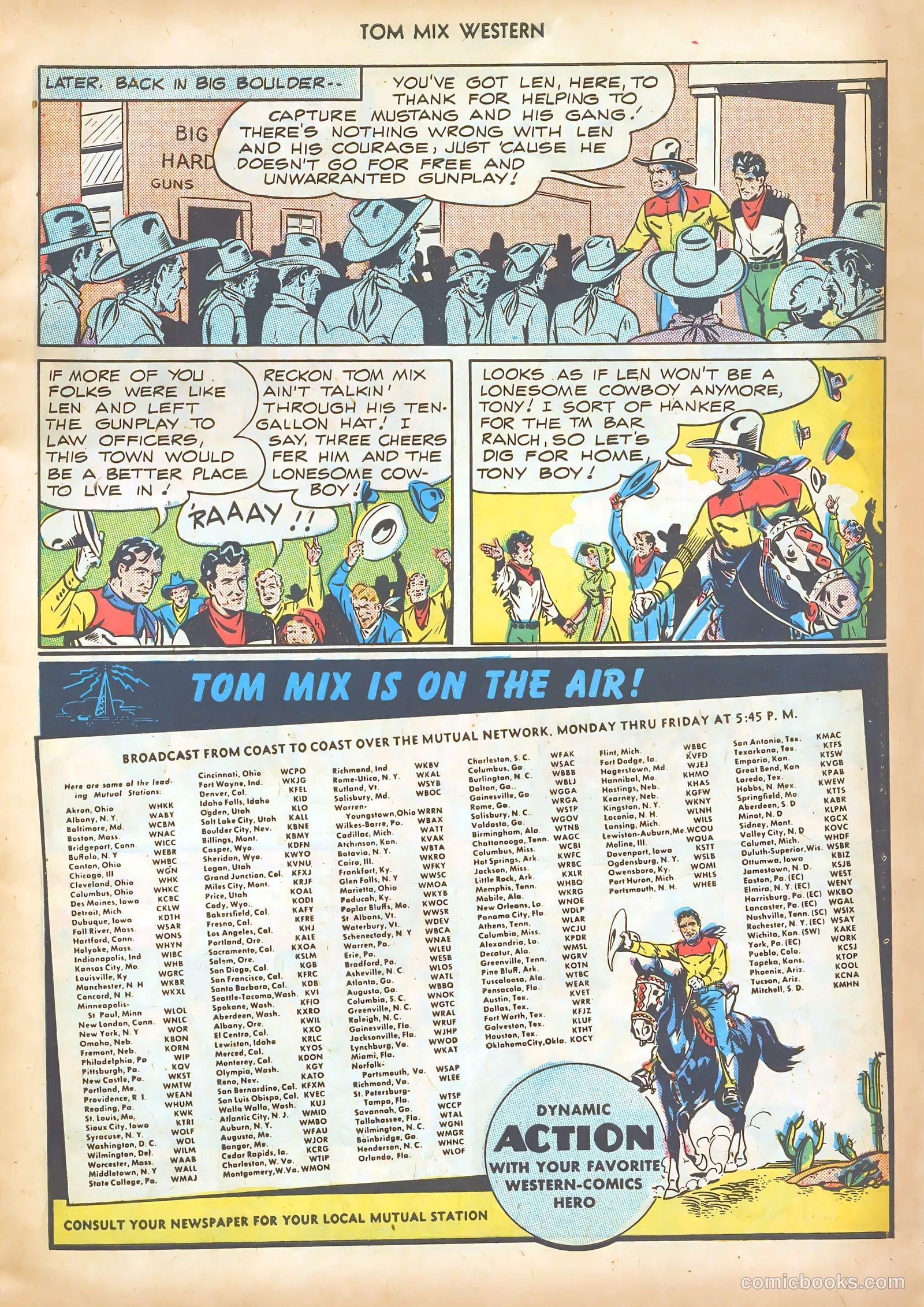 Tom Mix Western #9 — page 21 of 52