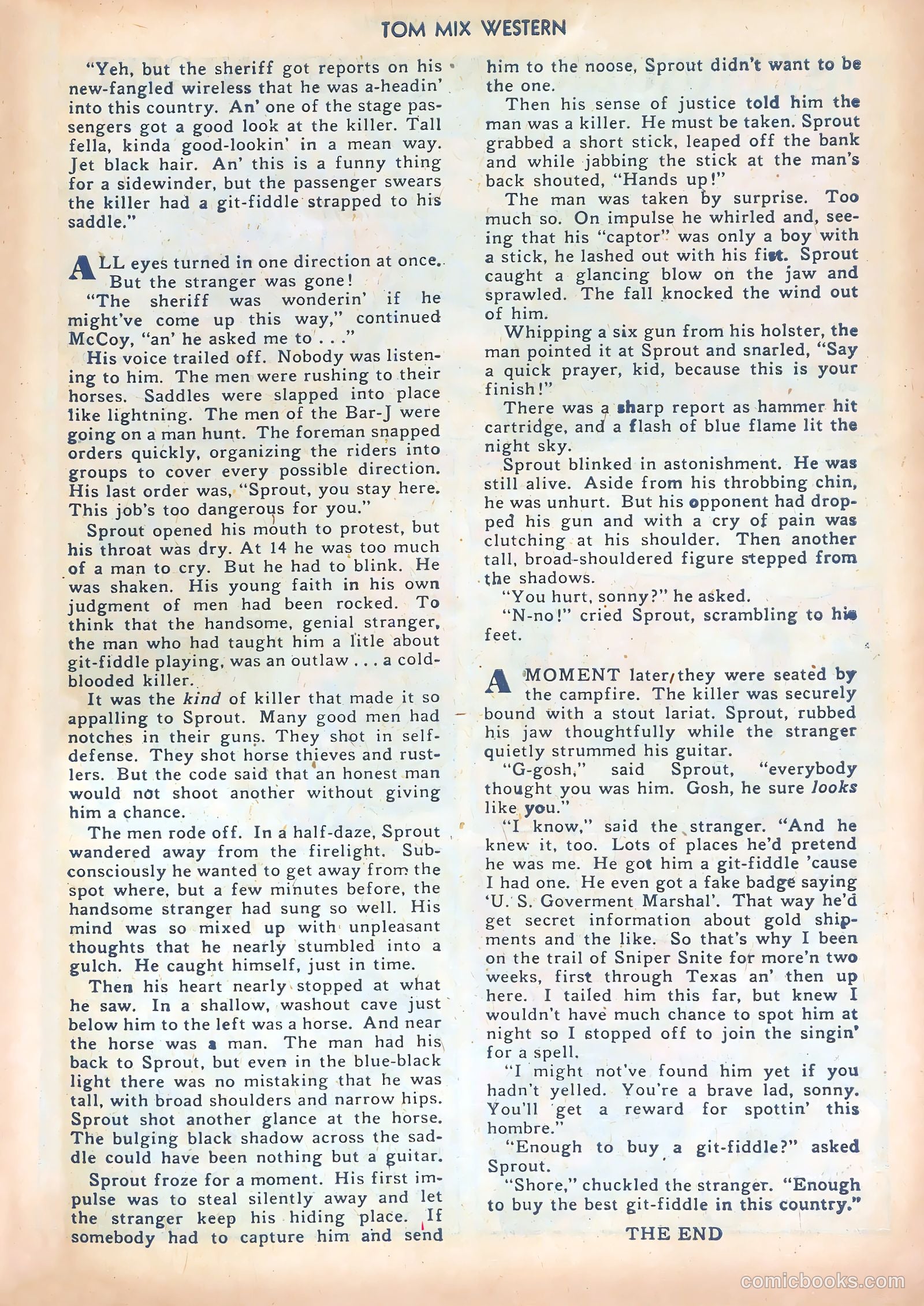 Tom Mix Western #9 — page 33 of 52